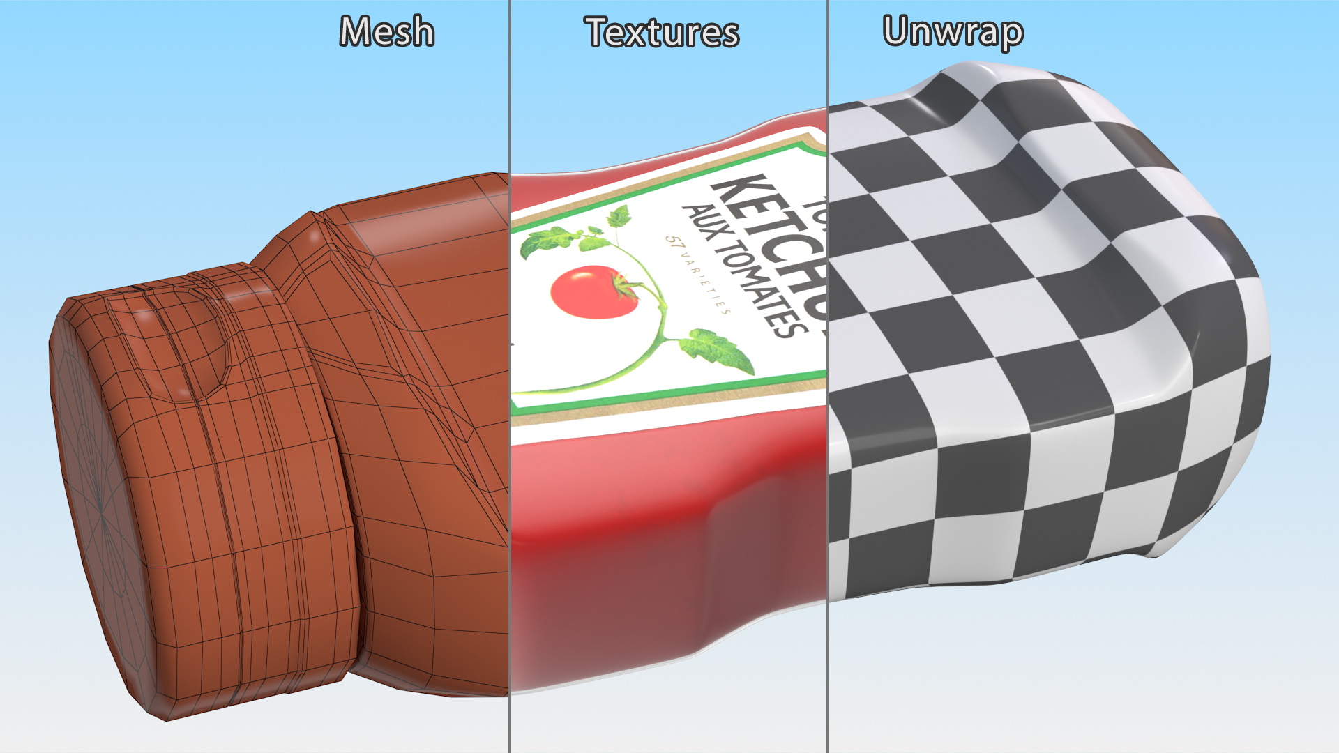 3D model Heinz Tomato Ketchup