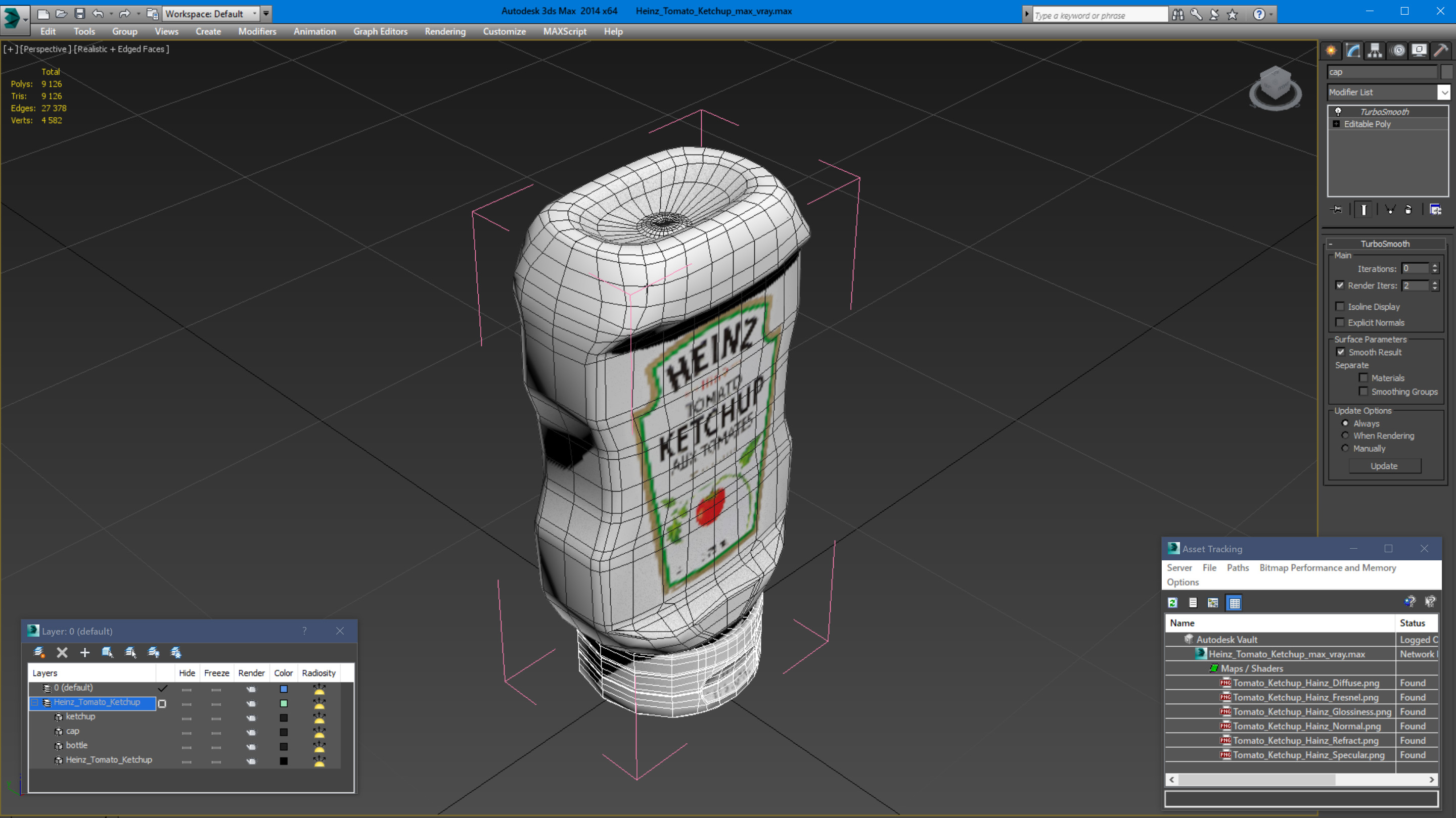 3D model Heinz Tomato Ketchup