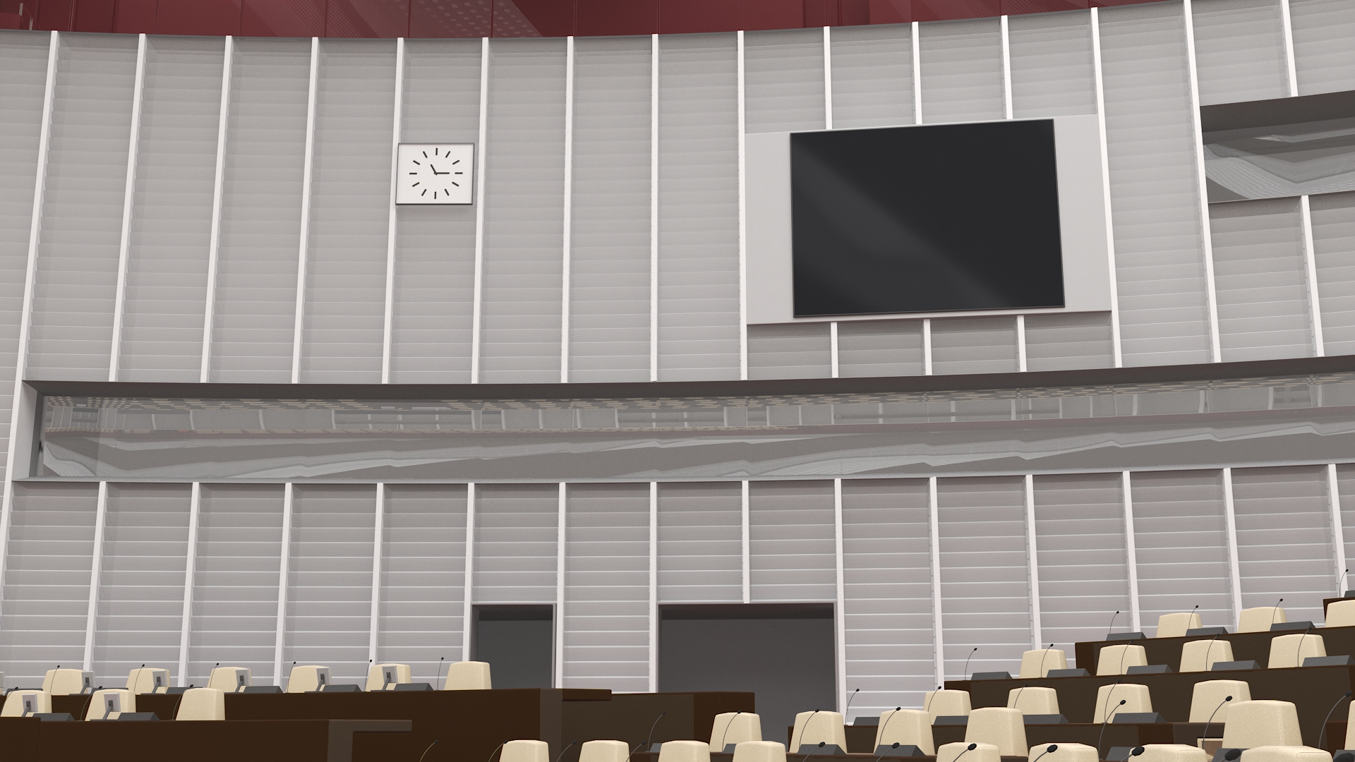 Parliament Chamber Interior 3D
