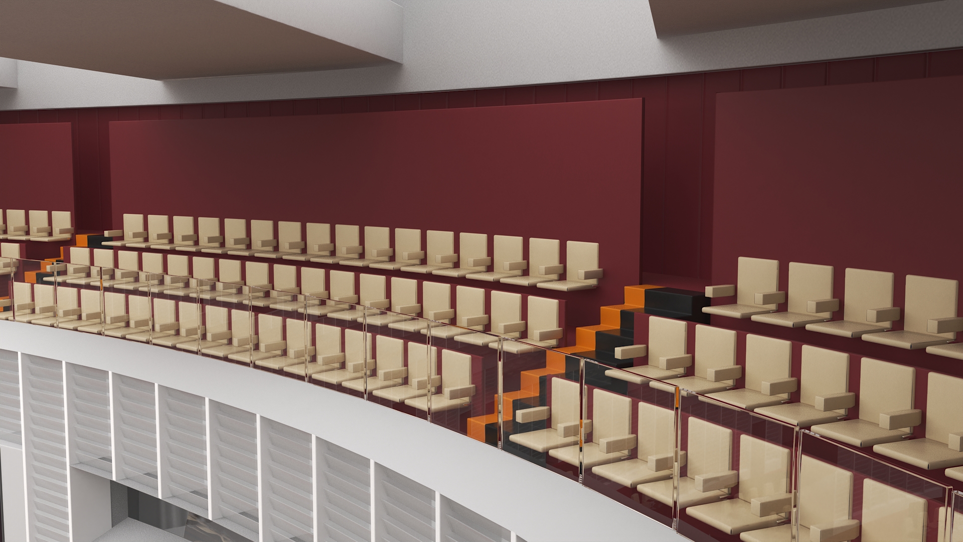 Parliament Chamber Interior 3D
