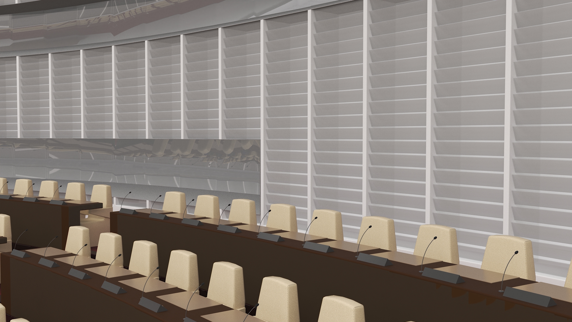 Parliament Chamber Interior 3D