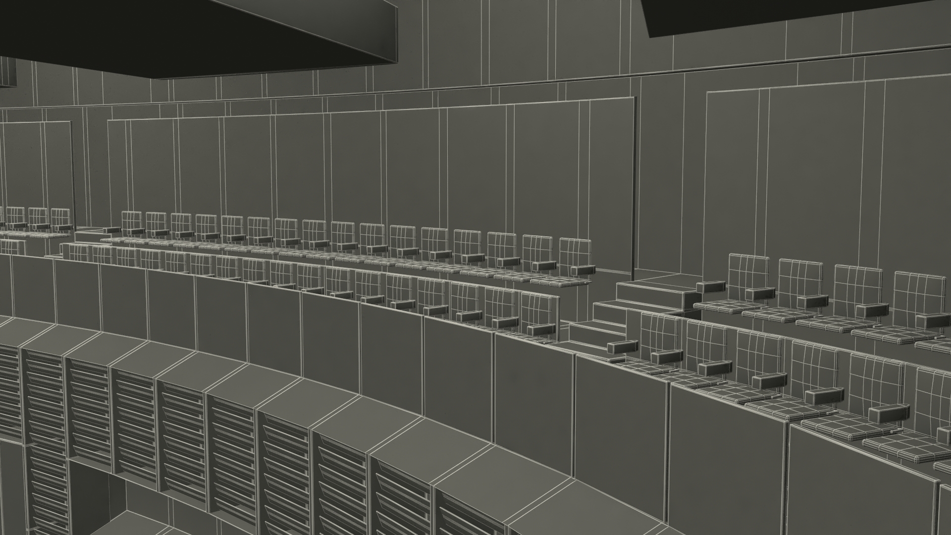 Parliament Chamber Interior 3D