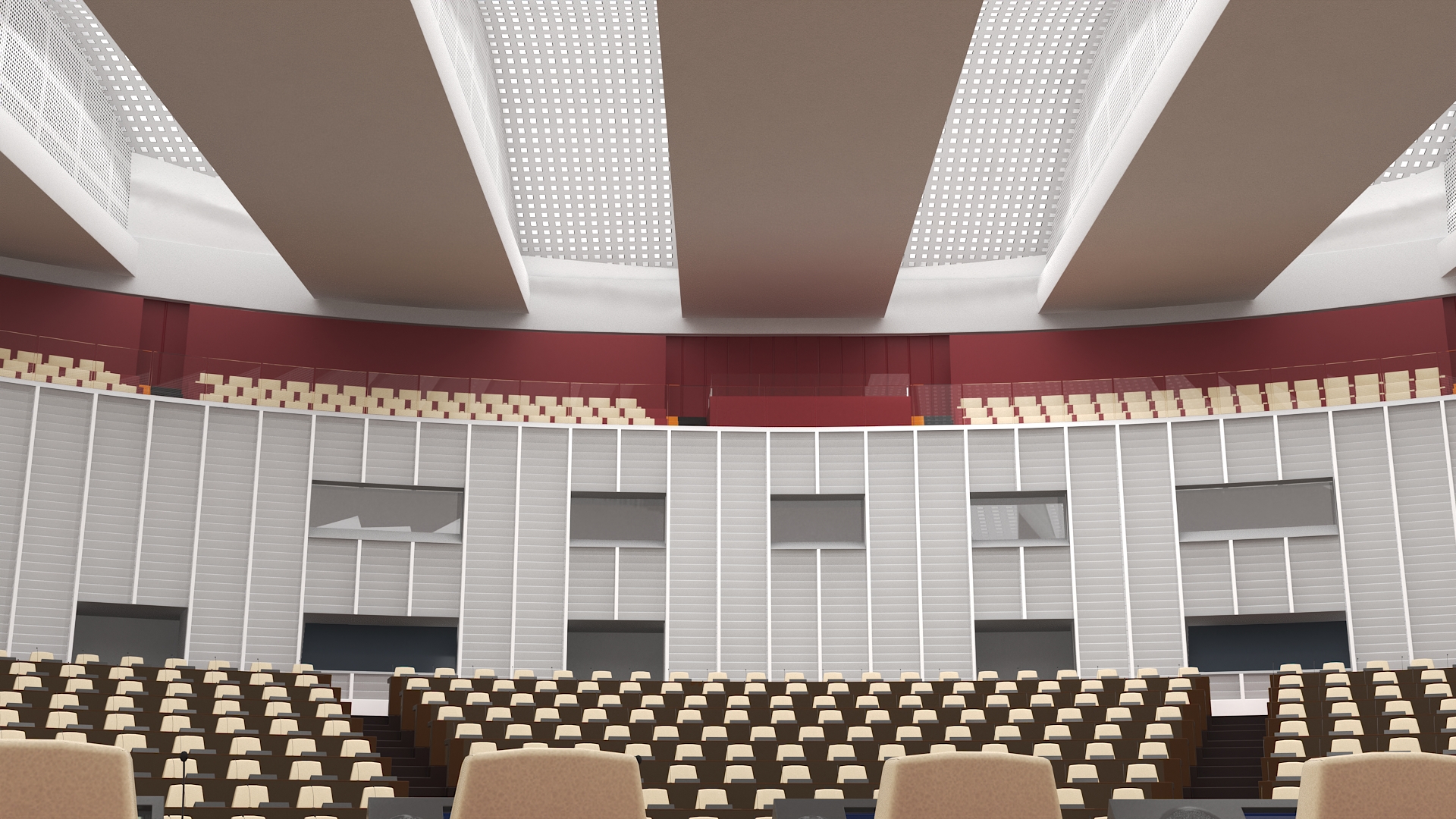 Parliament Chamber Interior 3D