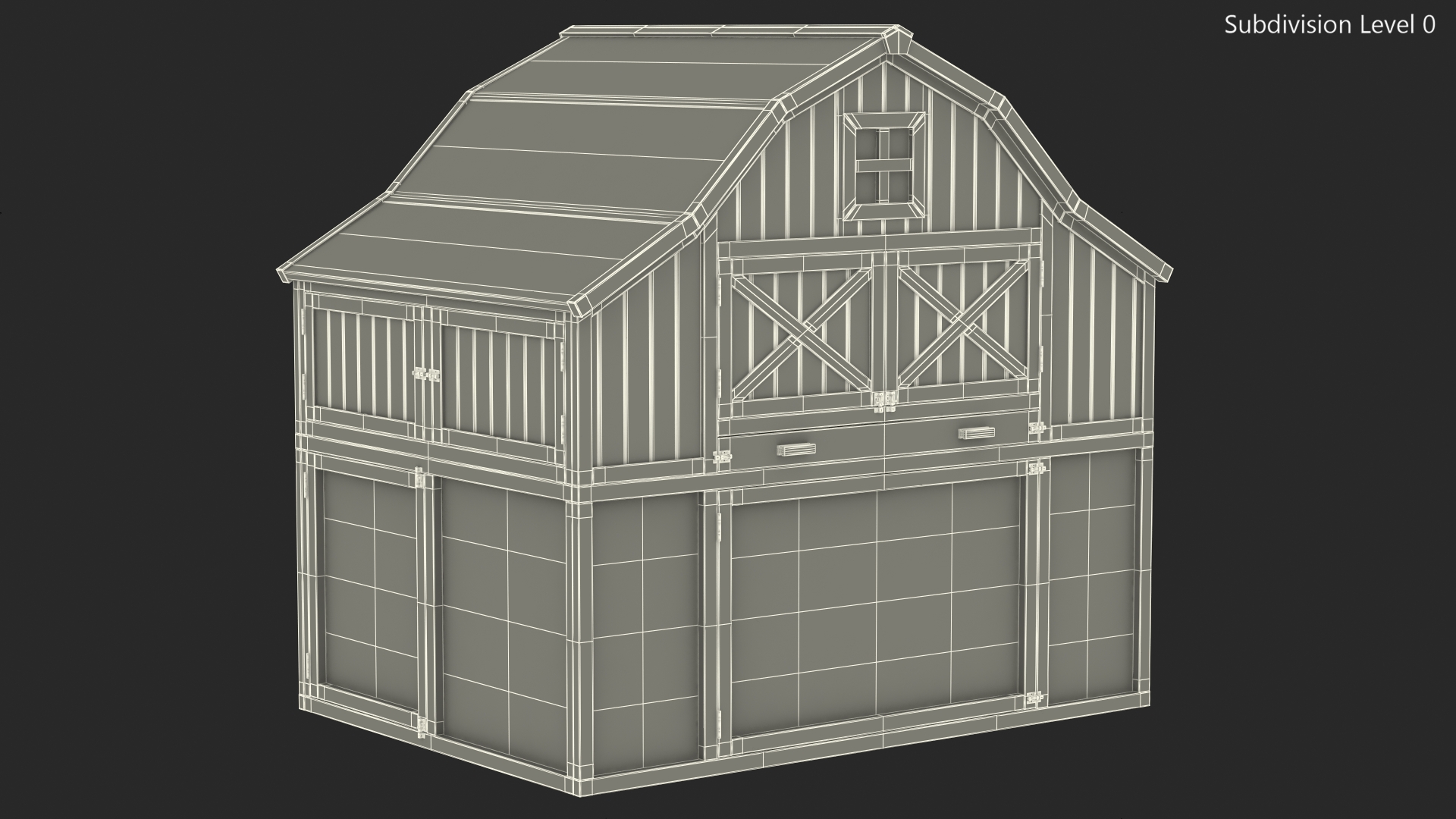 Chicken Coop Blue 3D
