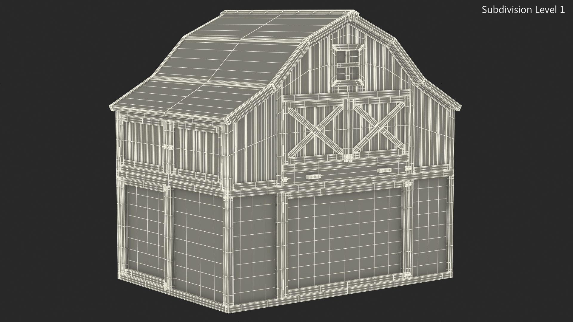 Chicken Coop Blue 3D