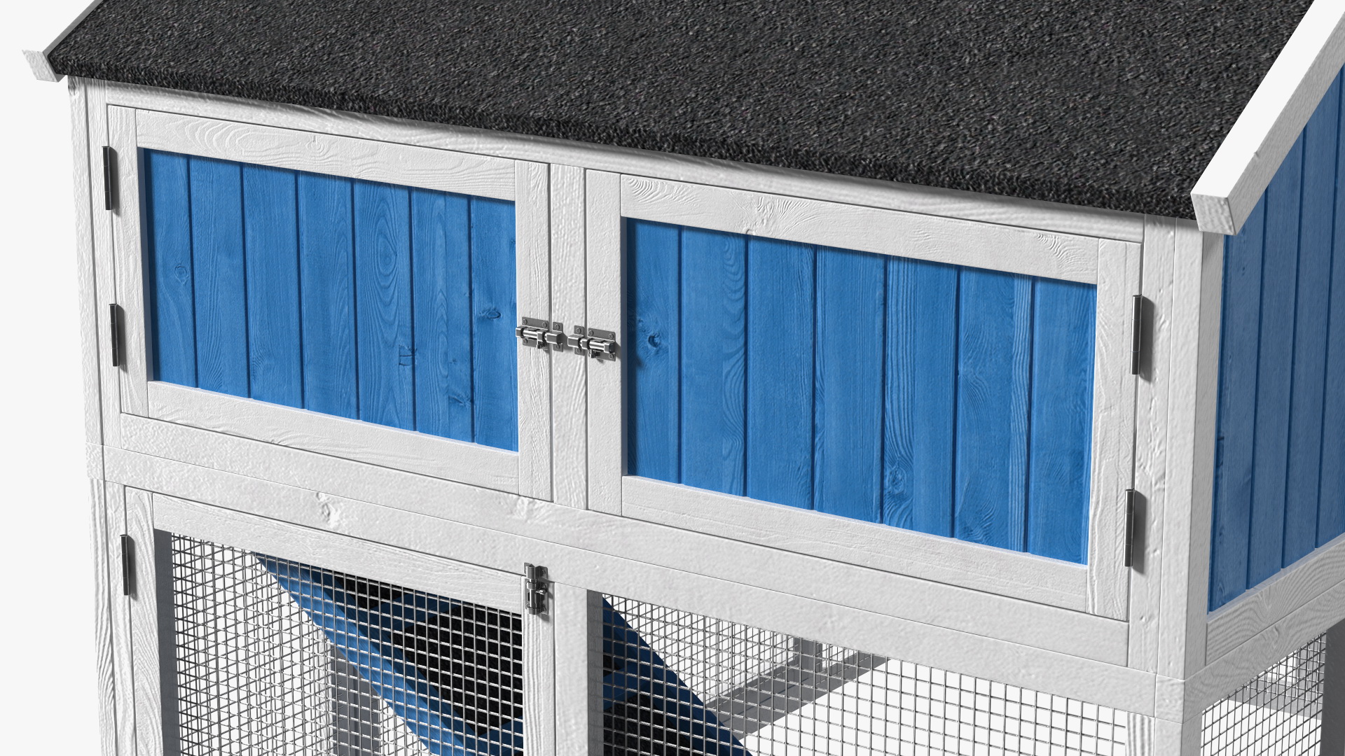 Chicken Coop Blue 3D