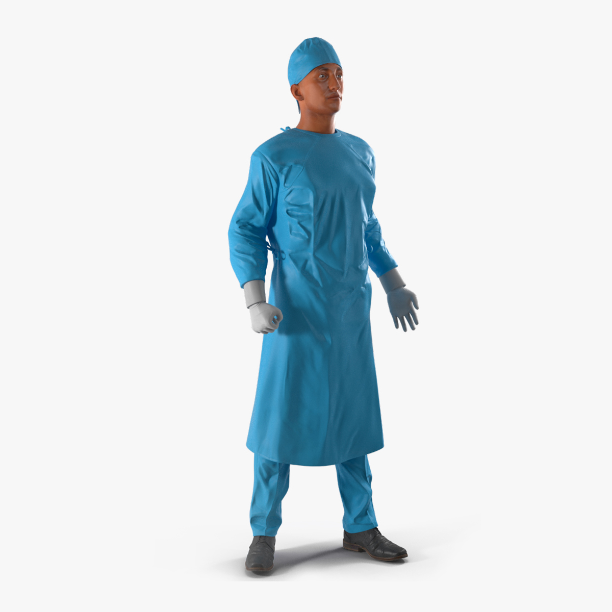 3D model Surgeon Doctor Rigged for Maya