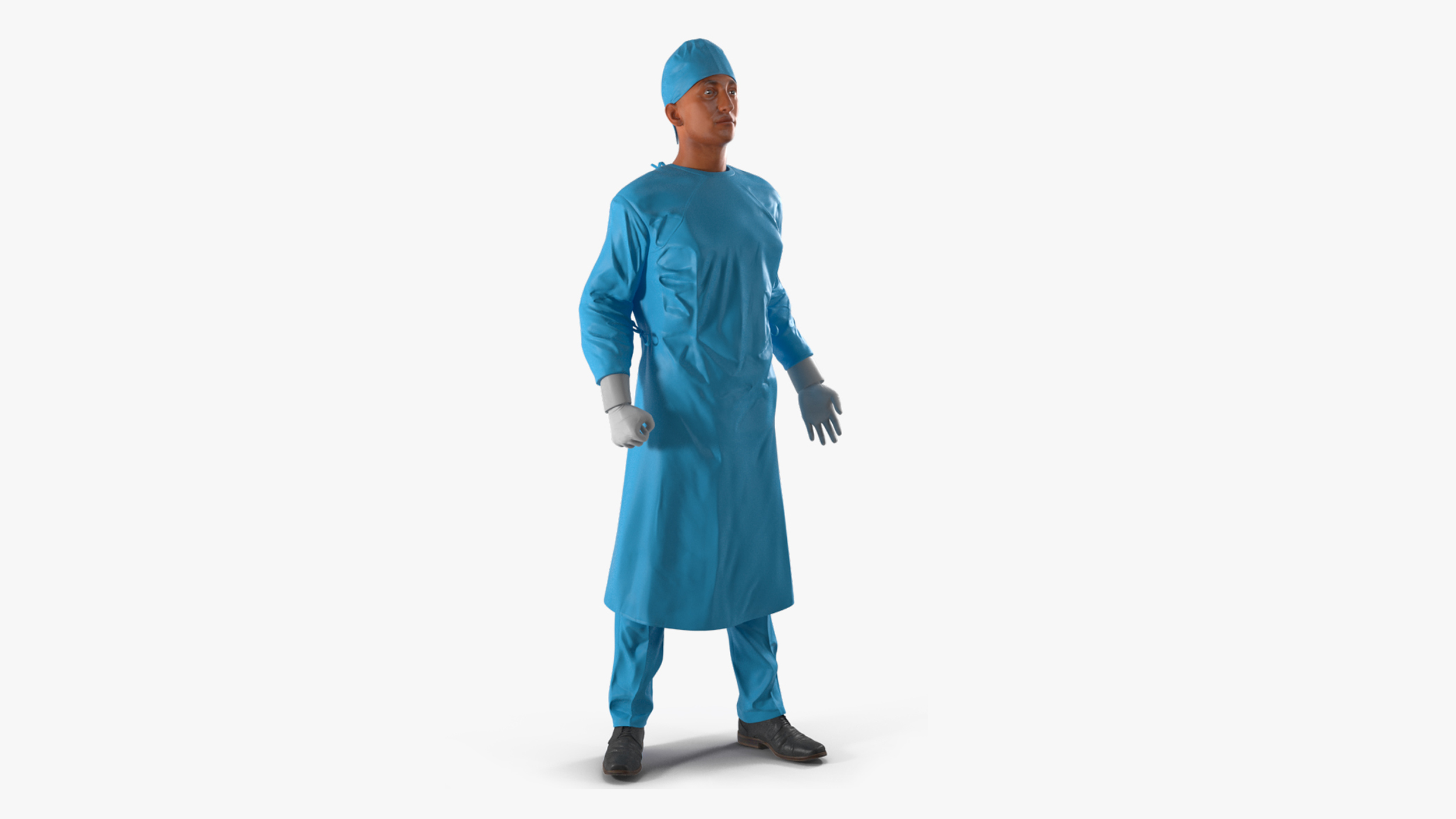 3D model Surgeon Doctor Rigged for Maya