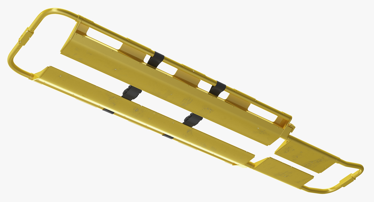 3D Lifting Scoop Stretcher model