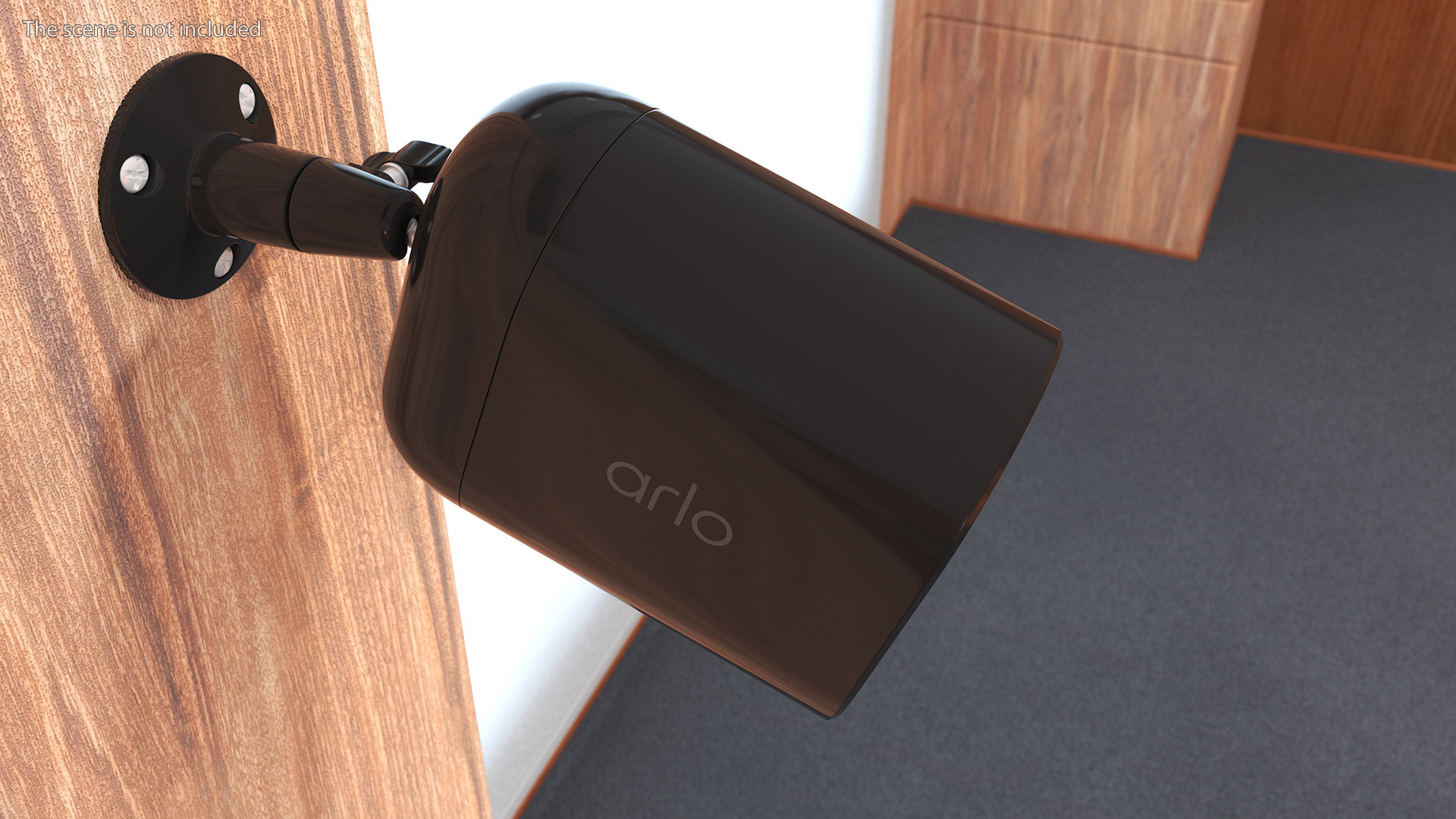 Wireless HDR Spotlight Security Camera Arlo Black 3D model