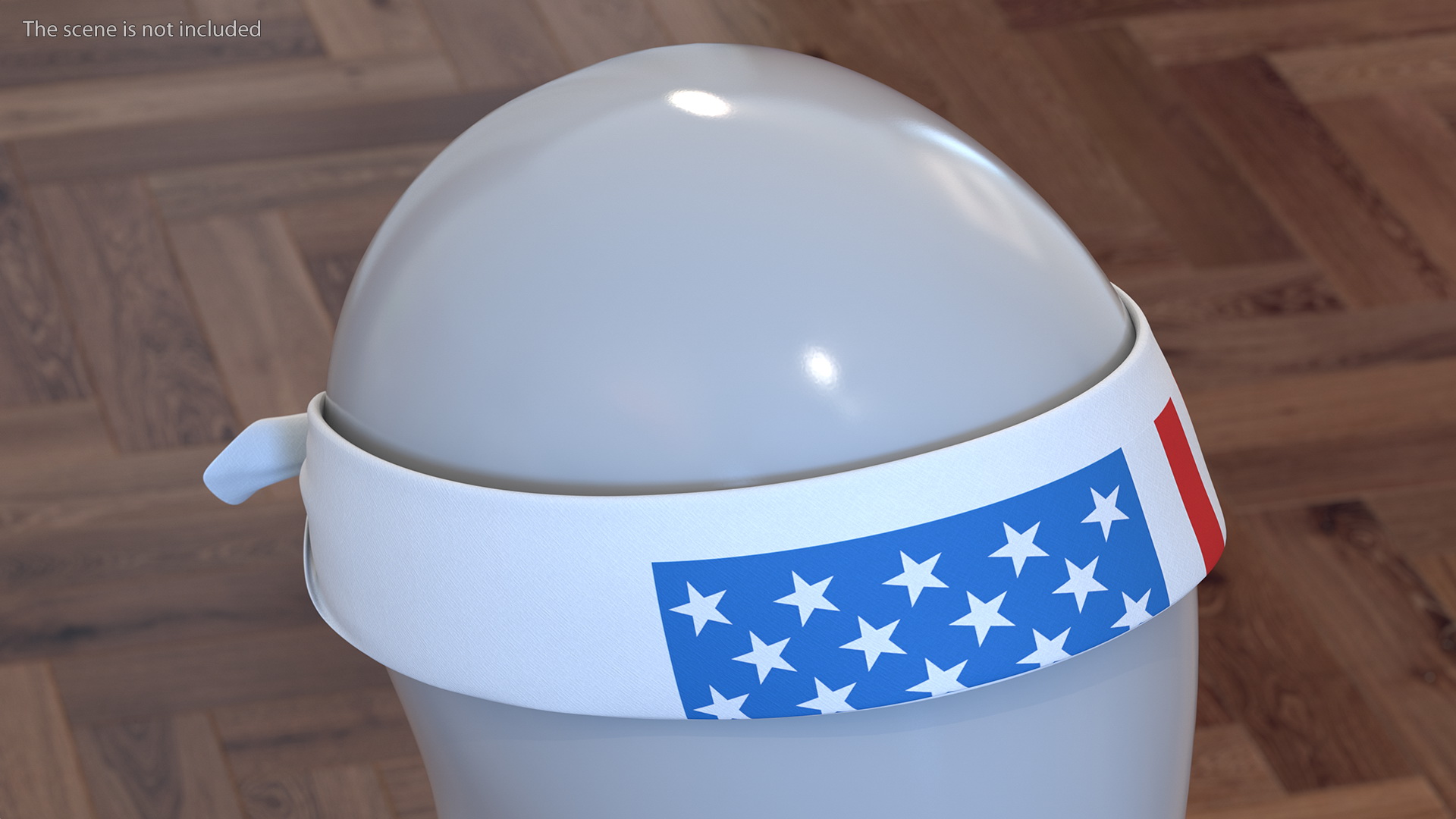 3D model USA Flag Bandana Headband