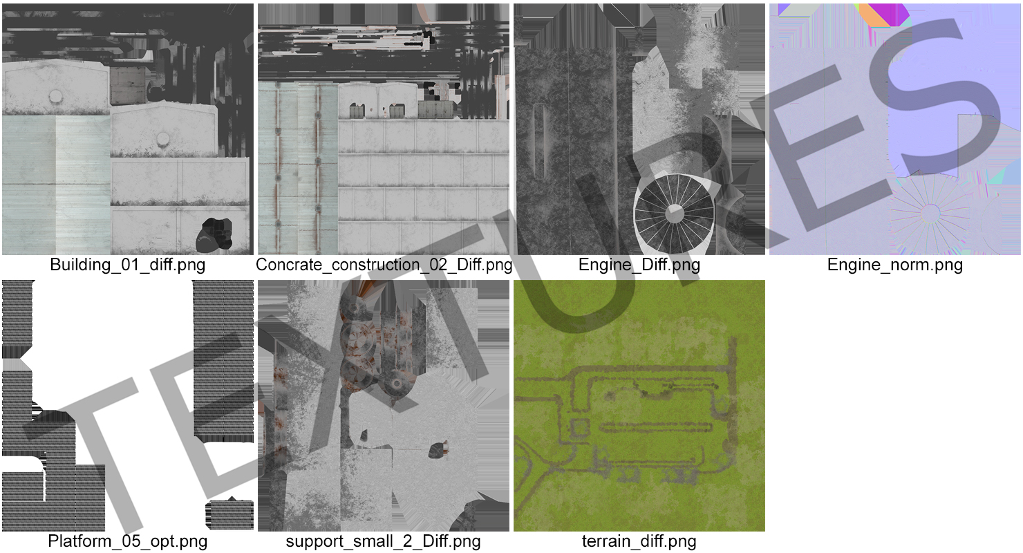 Geothermal Power Plant 3D