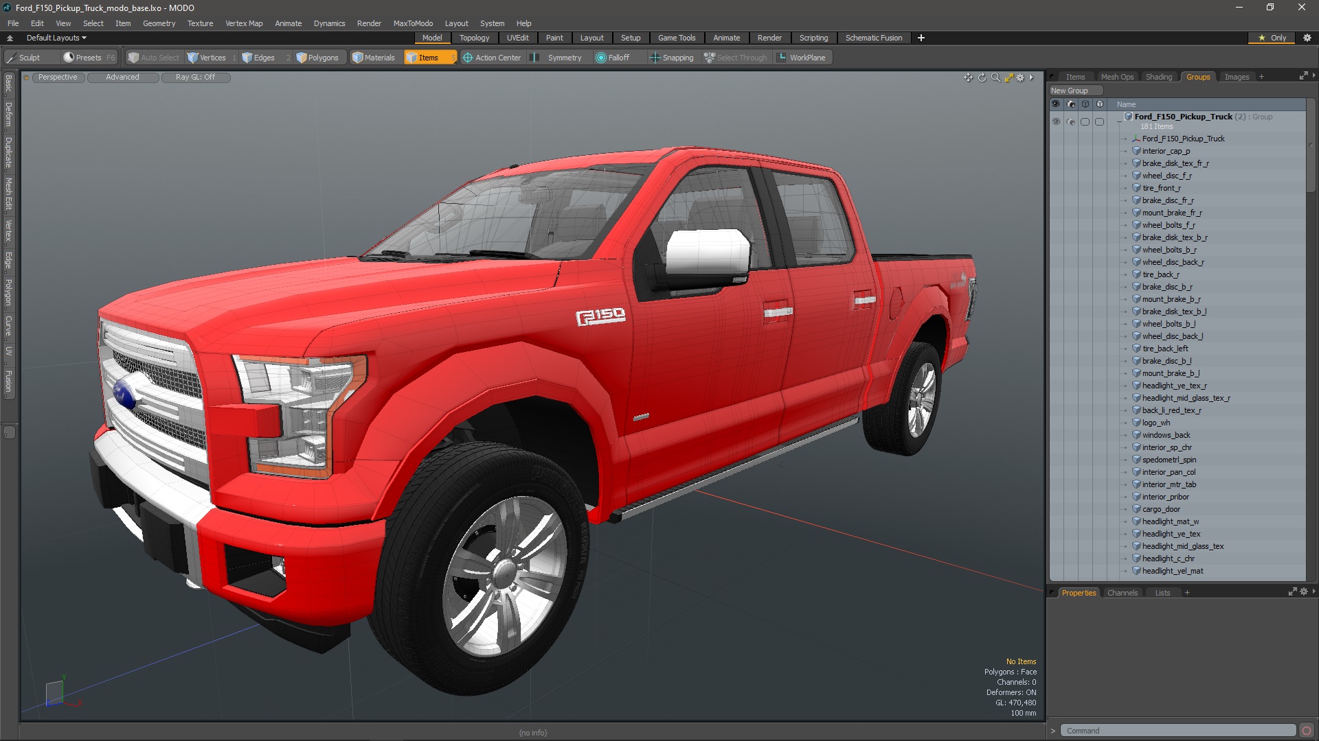 Ford F150 Pickup Truck 3D