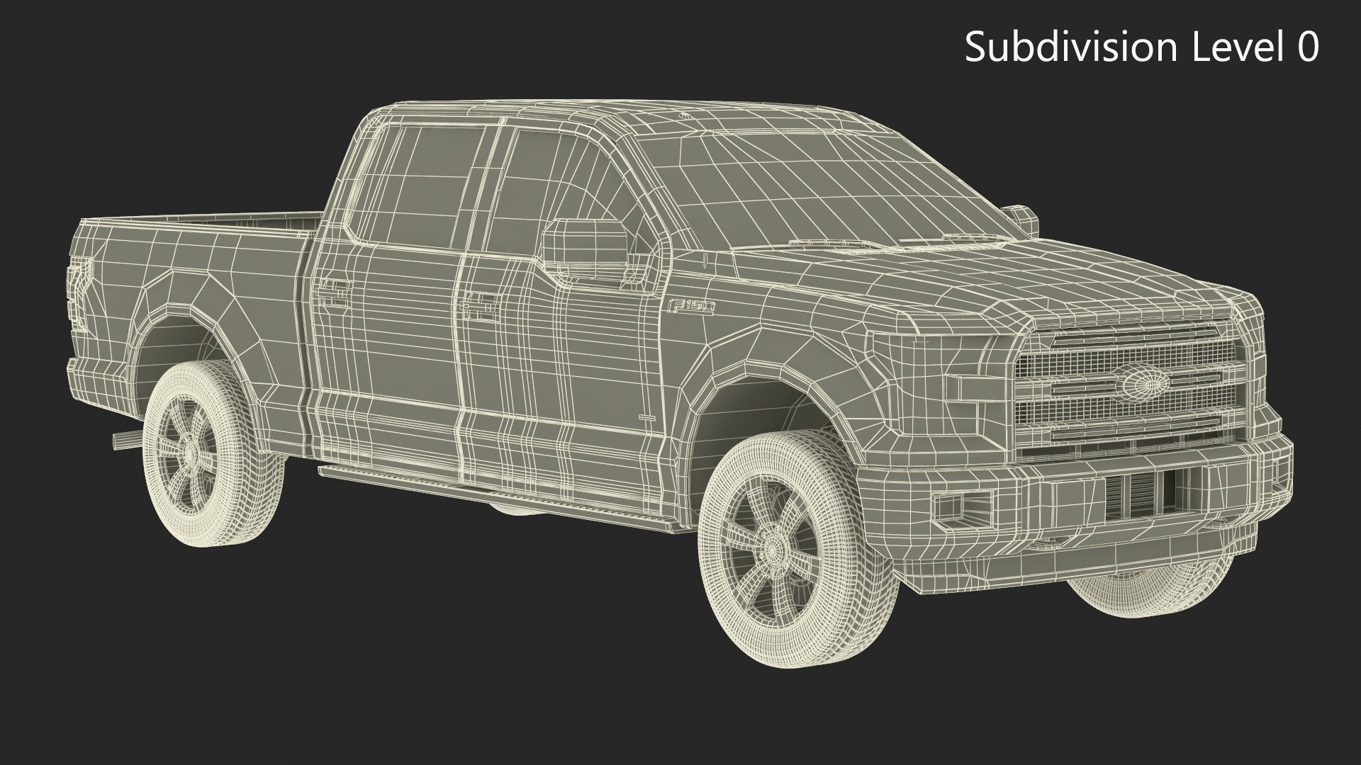 Ford F150 Pickup Truck 3D