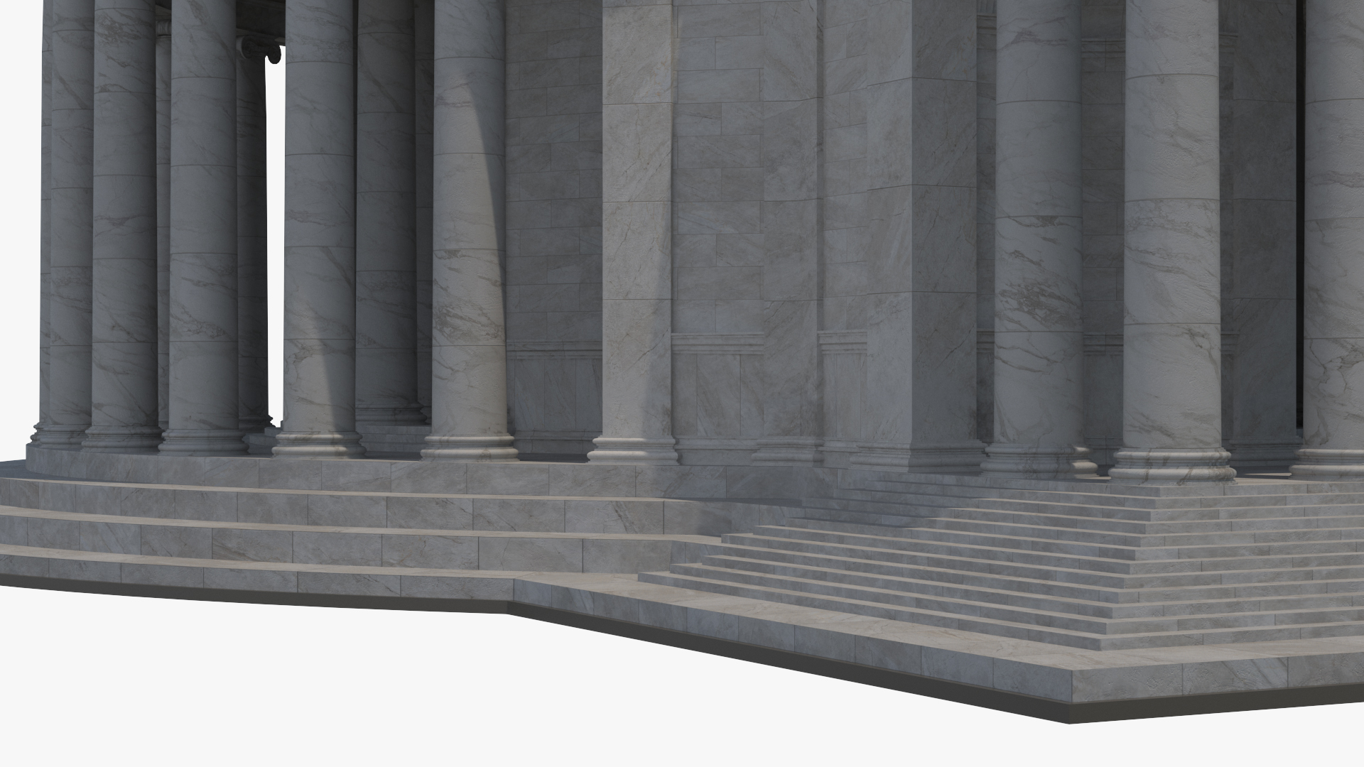 Neoclassical Rotunda Building 3D model