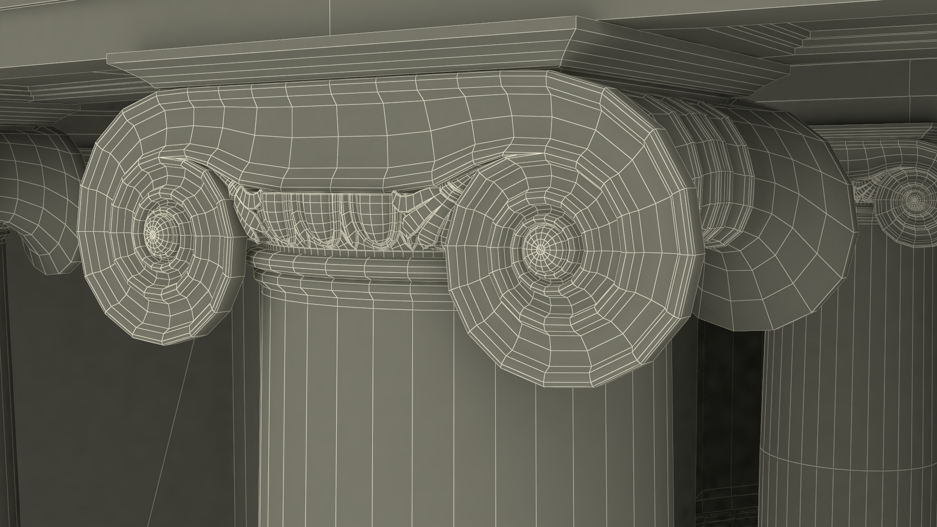 Neoclassical Rotunda Building 3D model