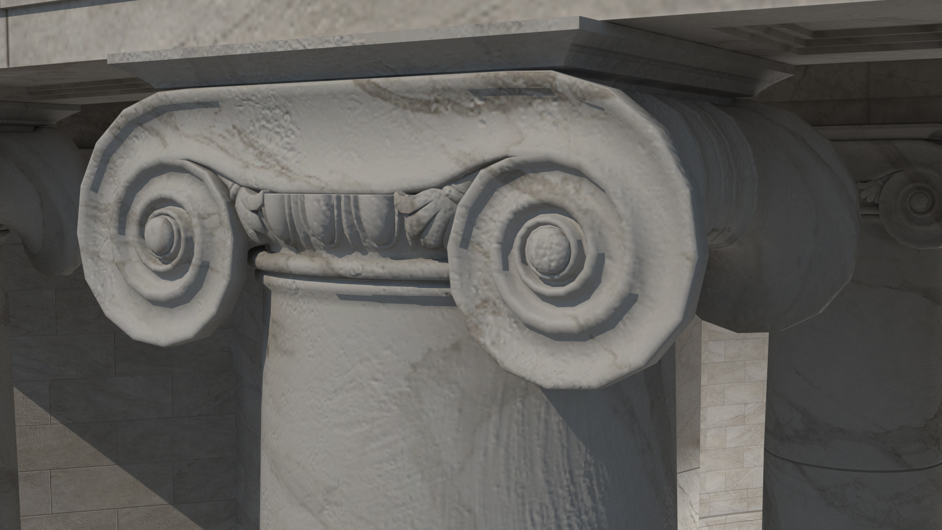 Neoclassical Rotunda Building 3D model