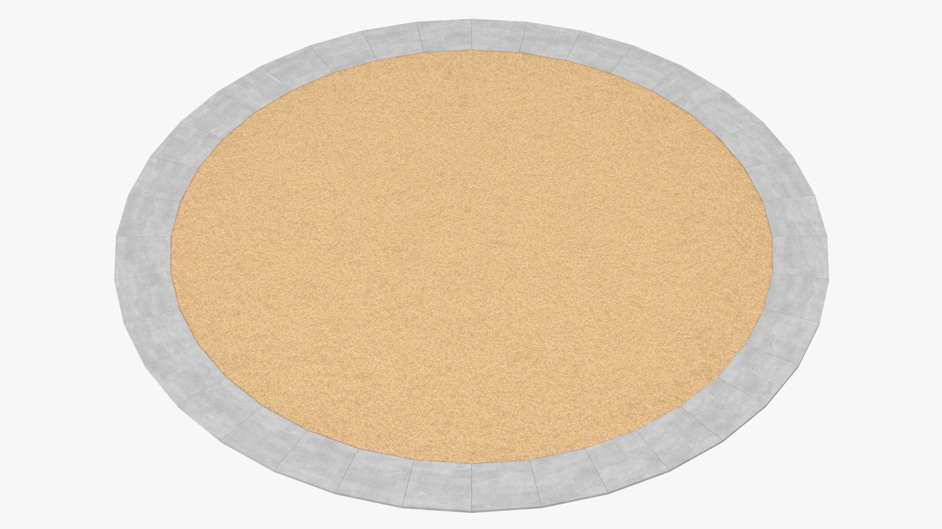 3D Sawdust Playground Surfacing model