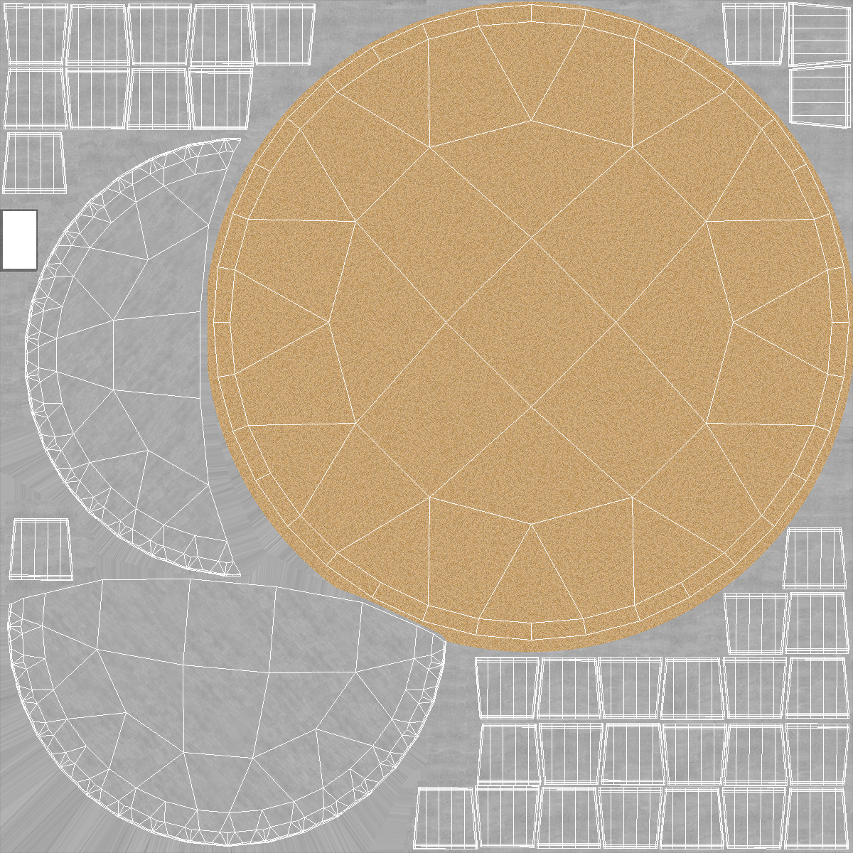 3D Sawdust Playground Surfacing model