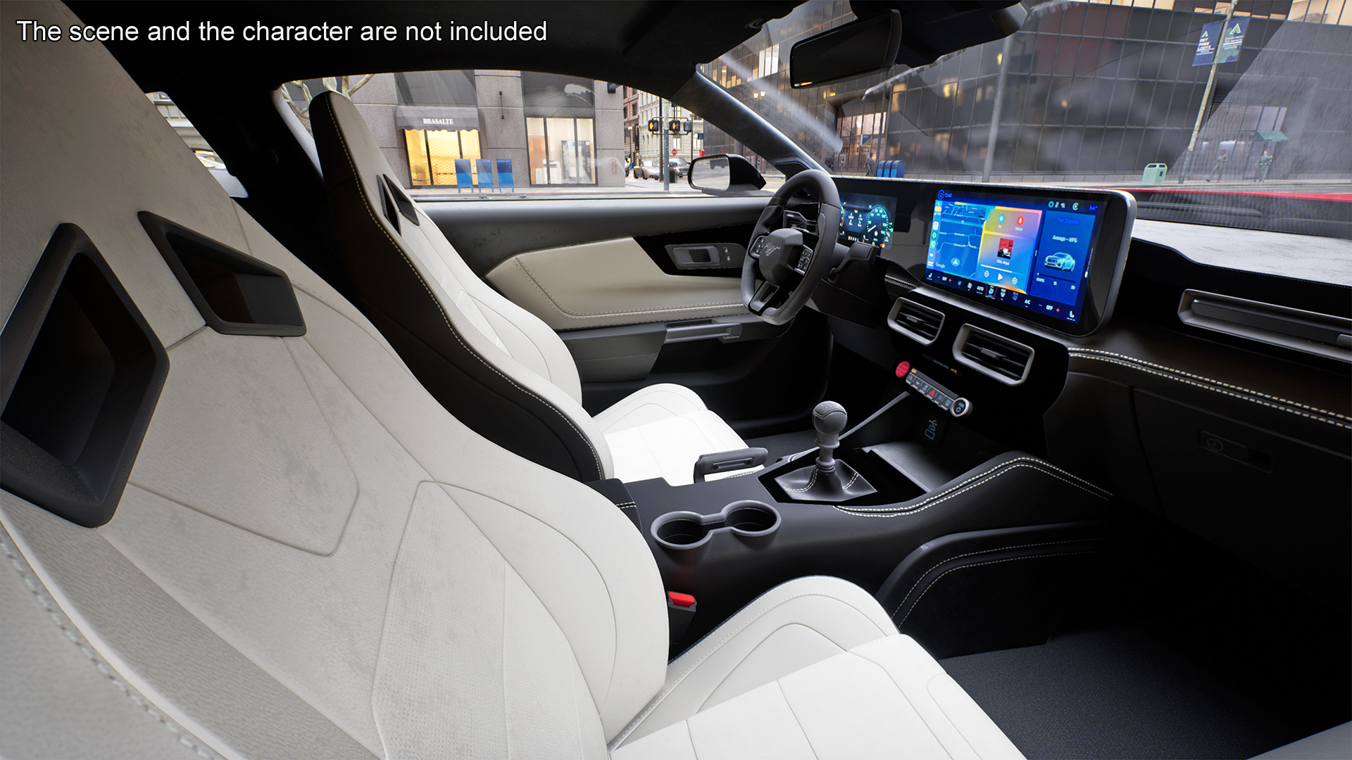 3D Ford Mustang 2024 Red