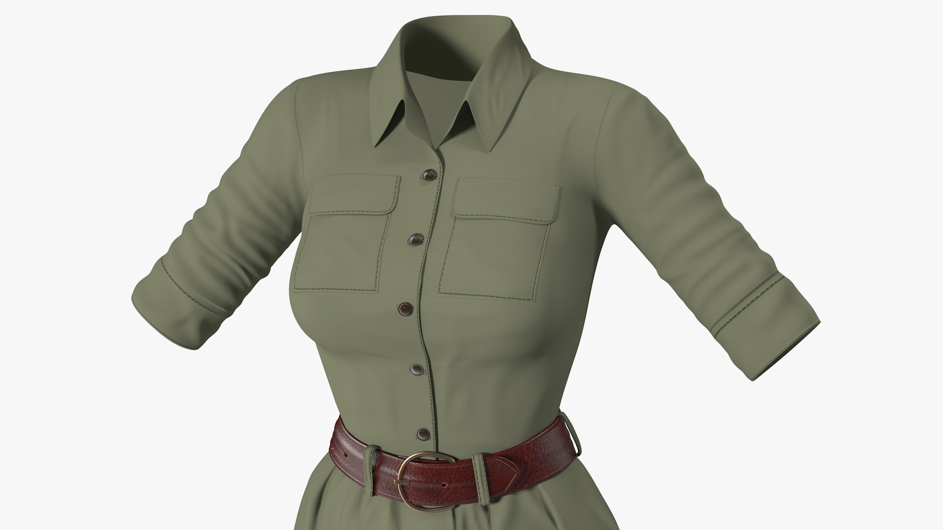 Woman Explorer Costume 3D