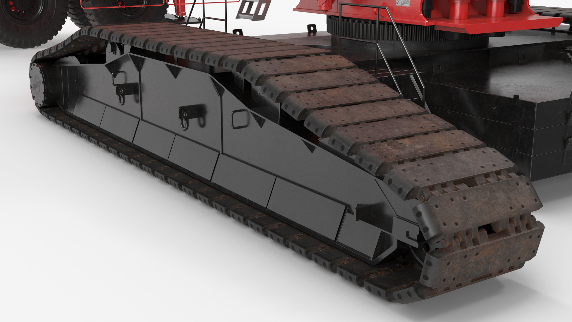 3D Crawler Crane Manitowoc 18000 MAX-ER Rigged model