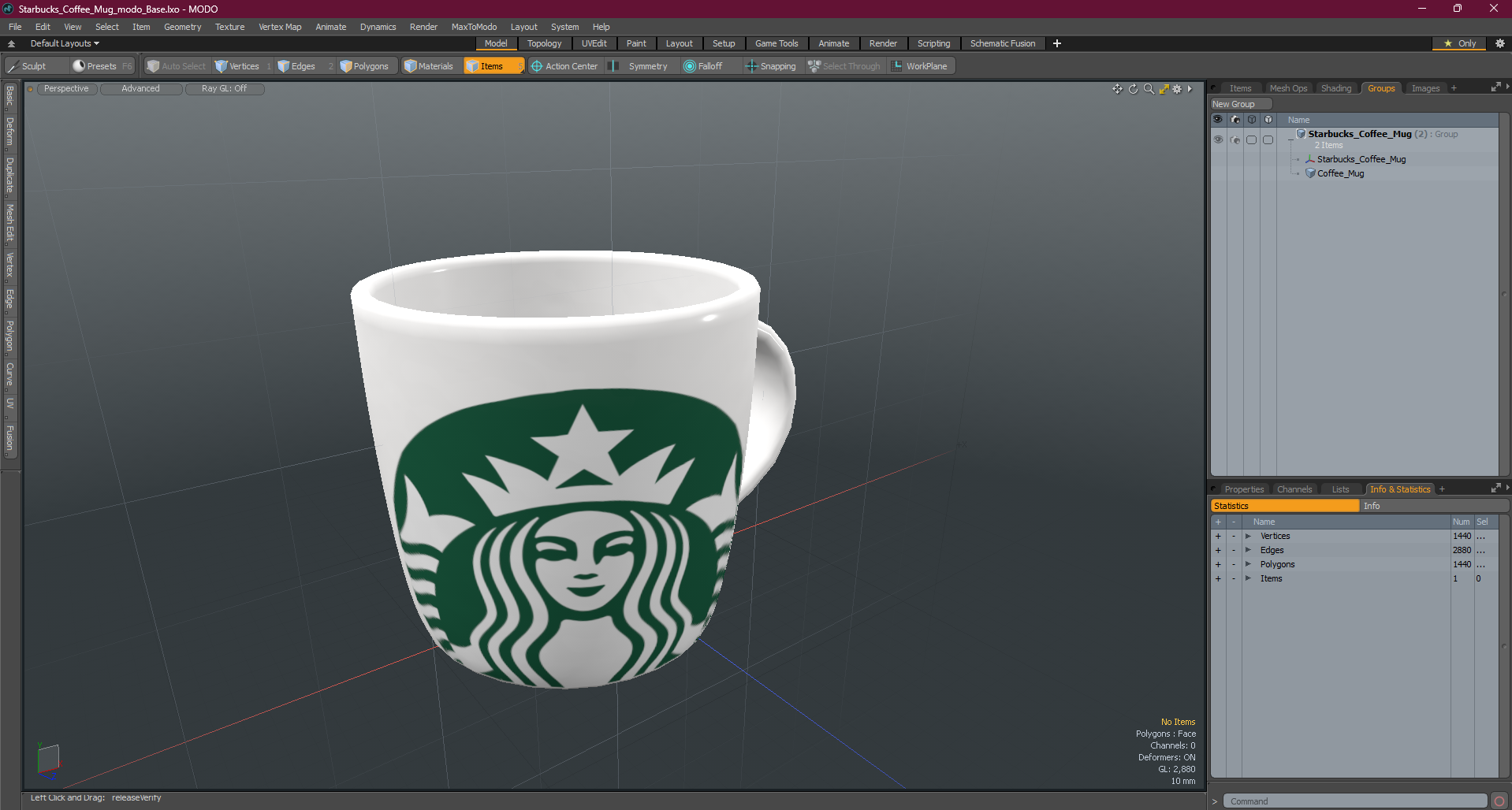3D model Starbucks Coffee Mug