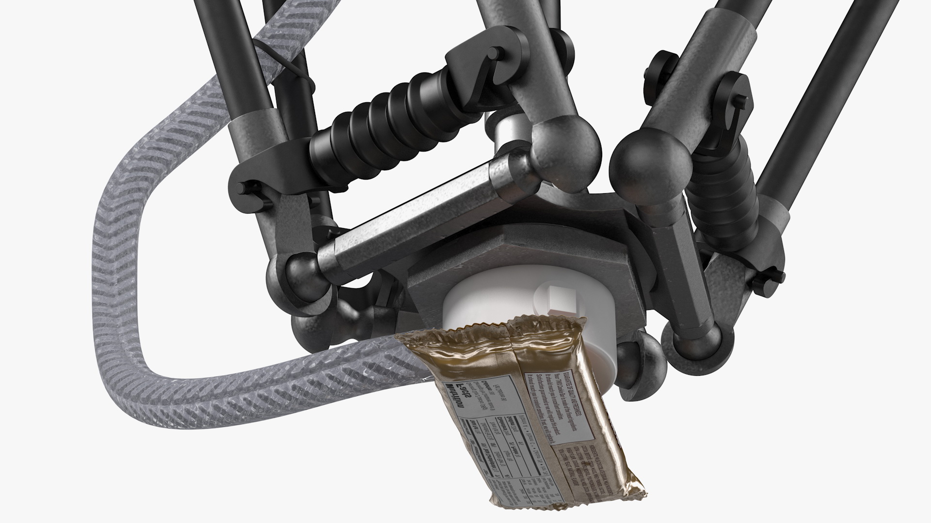 3D Parallel Robot ABB IRB360 with Twix Chocolate Bar Rigged
