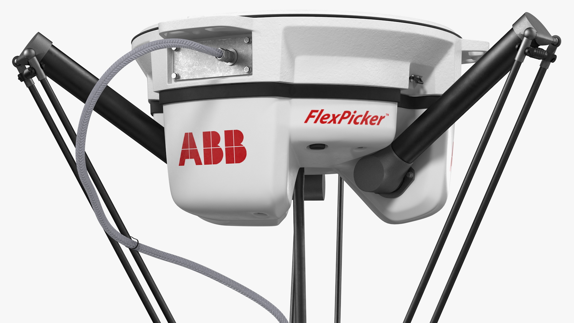 3D Parallel Robot ABB IRB360 with Twix Chocolate Bar Rigged