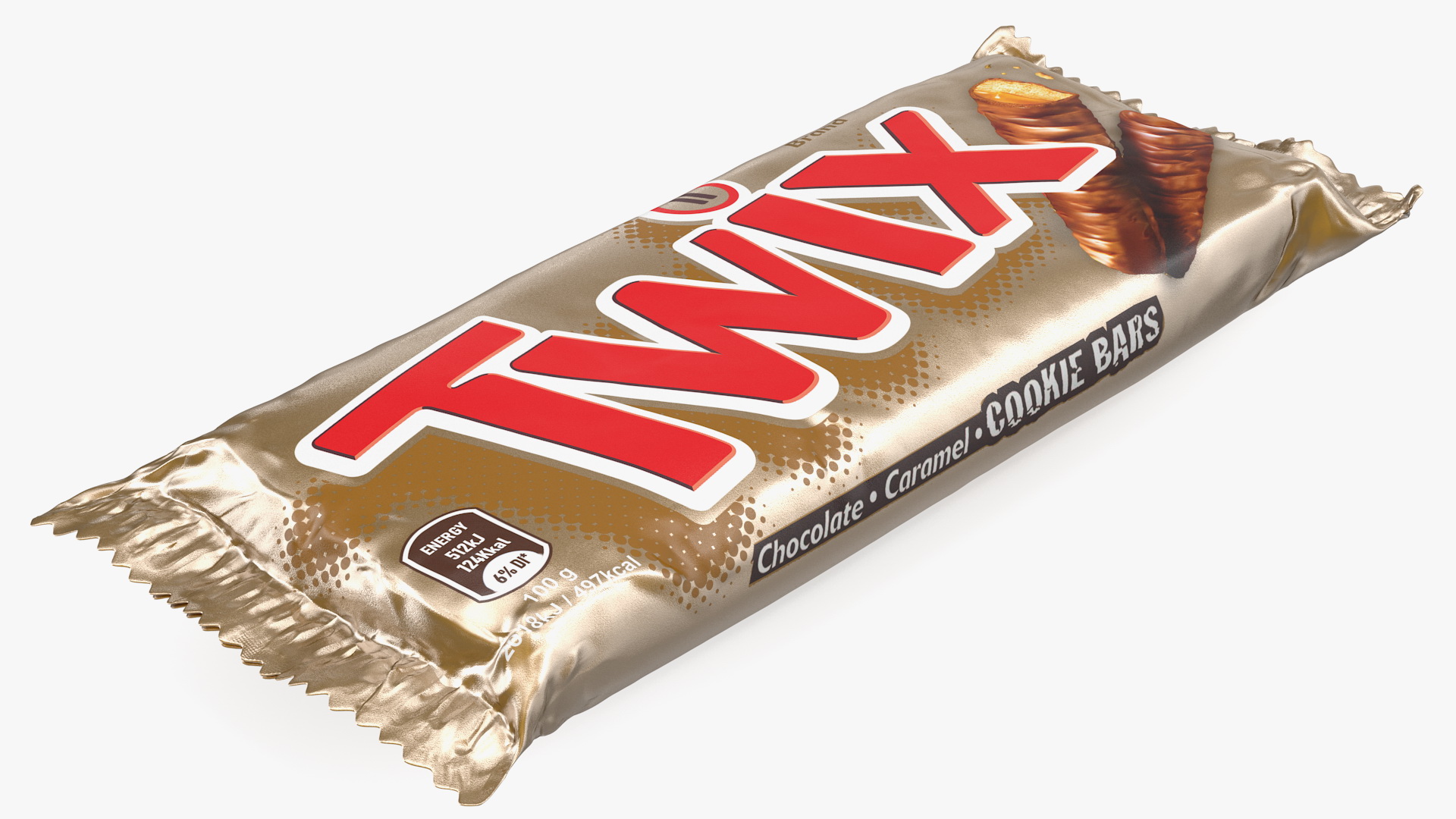 3D Parallel Robot ABB IRB360 with Twix Chocolate Bar Rigged