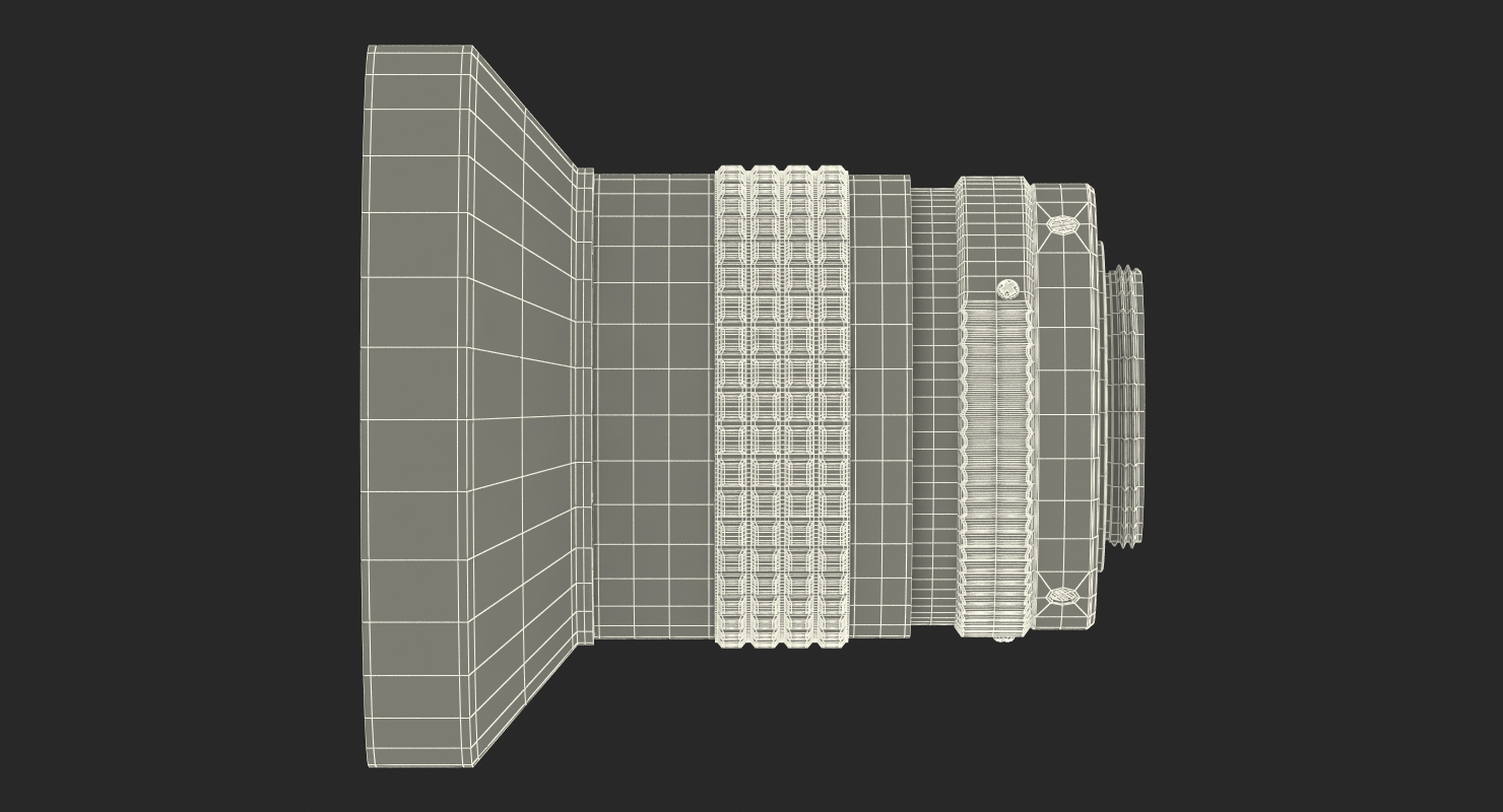 Kodak Camera Lenses With Hood 3D model