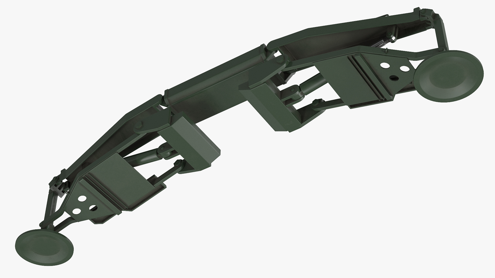 3D model Heavy Duty Hydraulic Legs