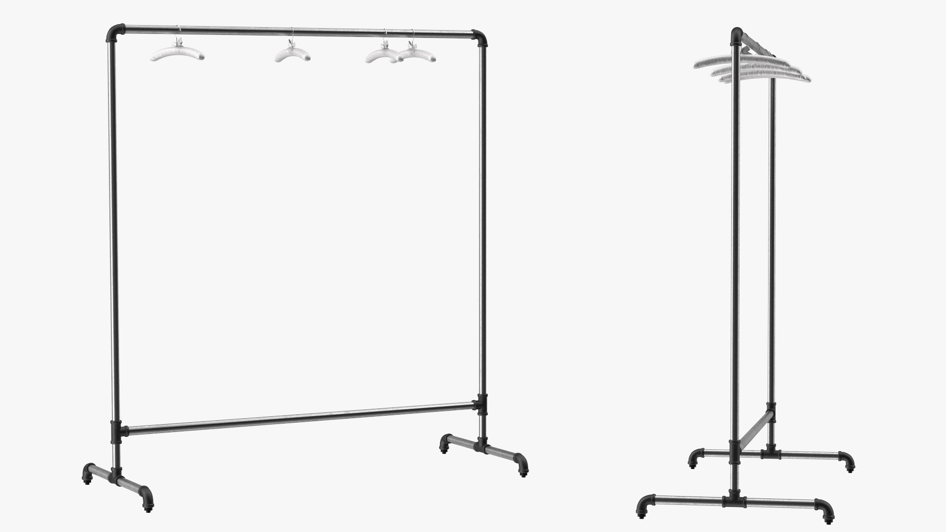 3D model Coat rack White