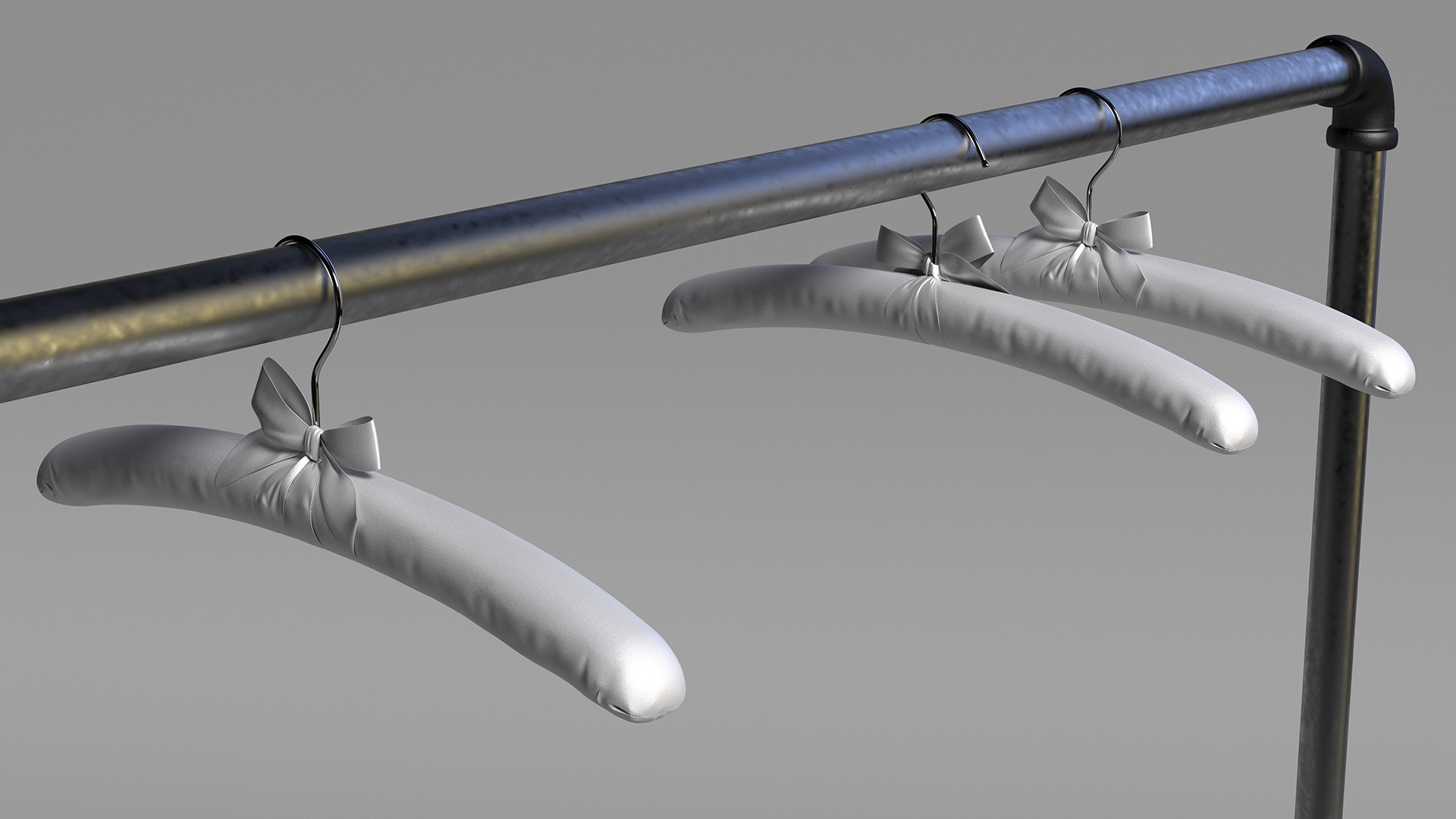 3D model Coat rack White