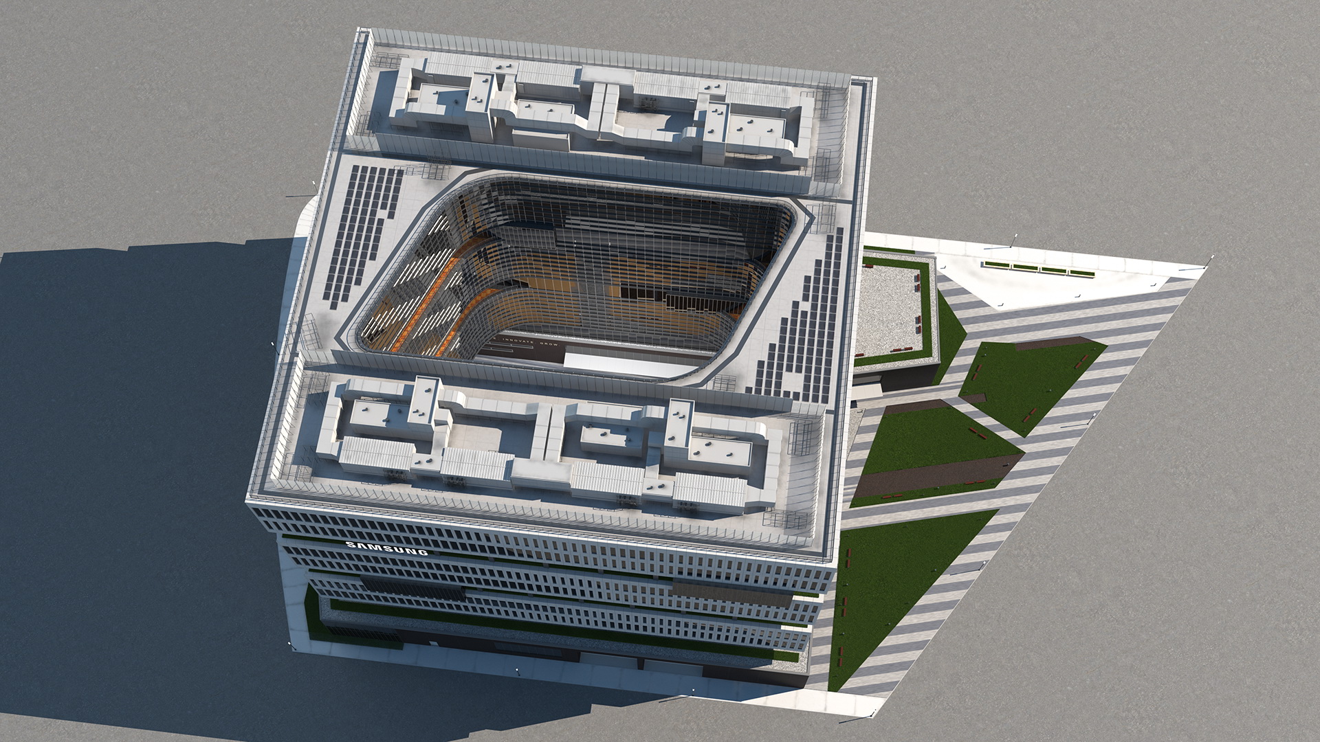 Samsung America Headquarters Fur 3D
