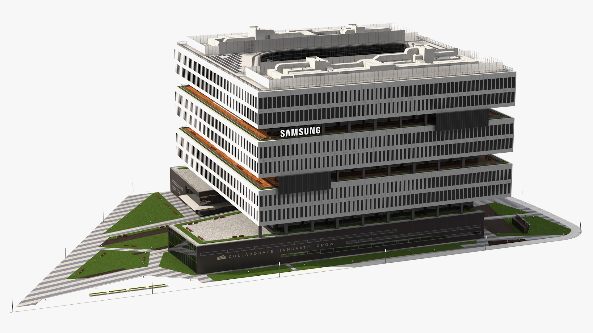 Samsung America Headquarters Fur 3D