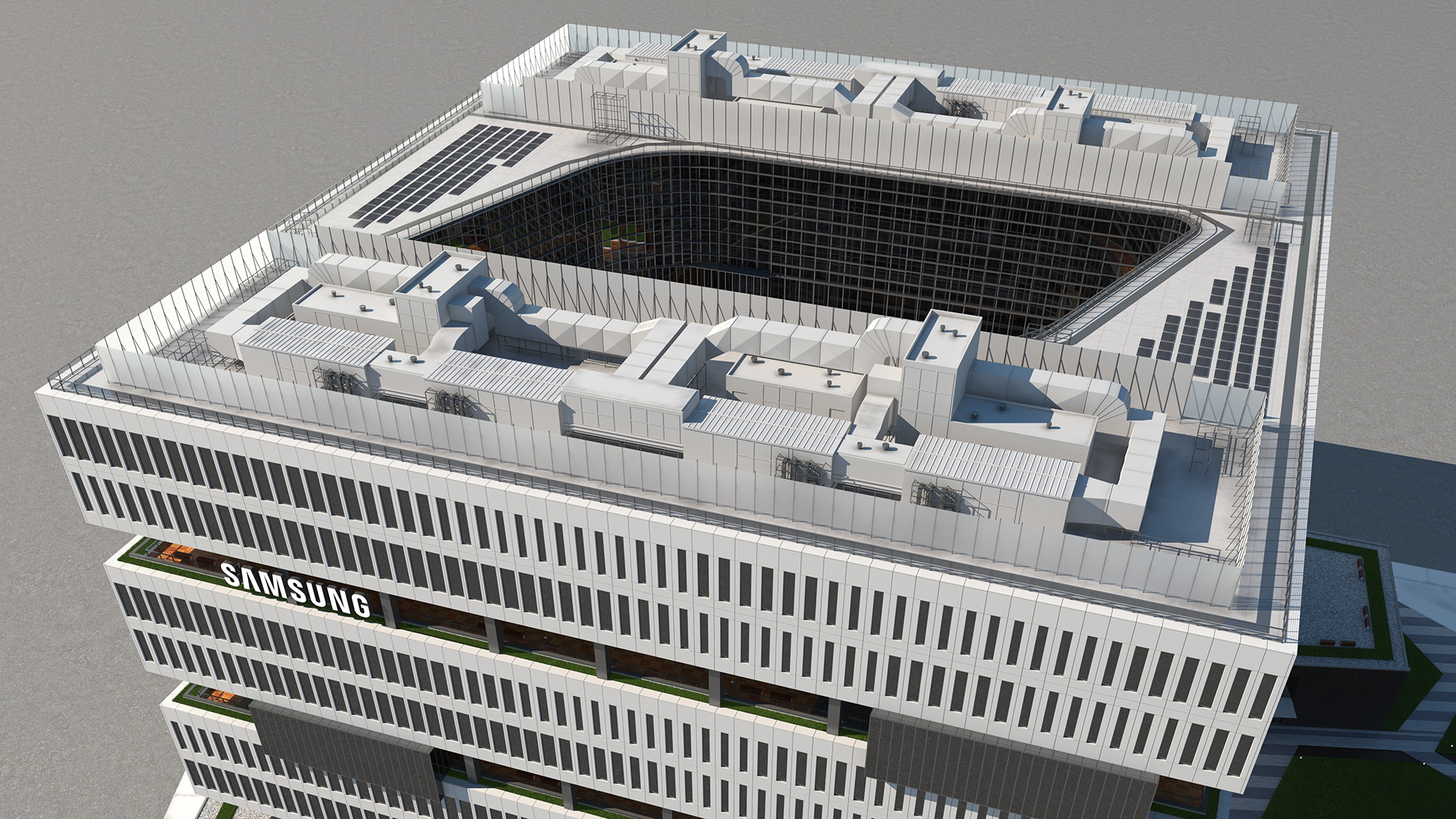 Samsung America Headquarters Fur 3D