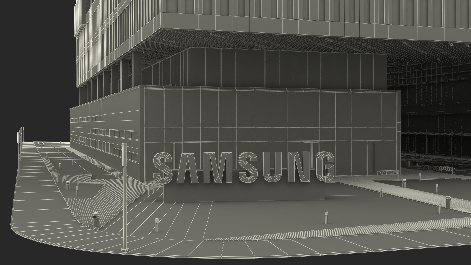 Samsung America Headquarters Fur 3D