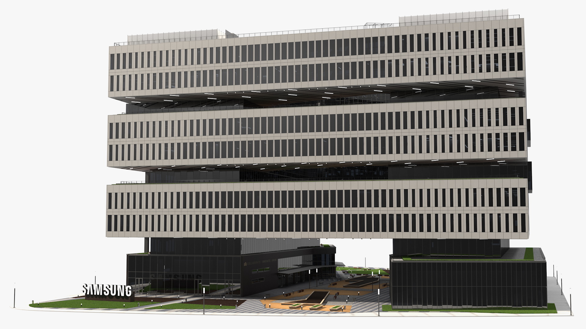 Samsung America Headquarters Fur 3D