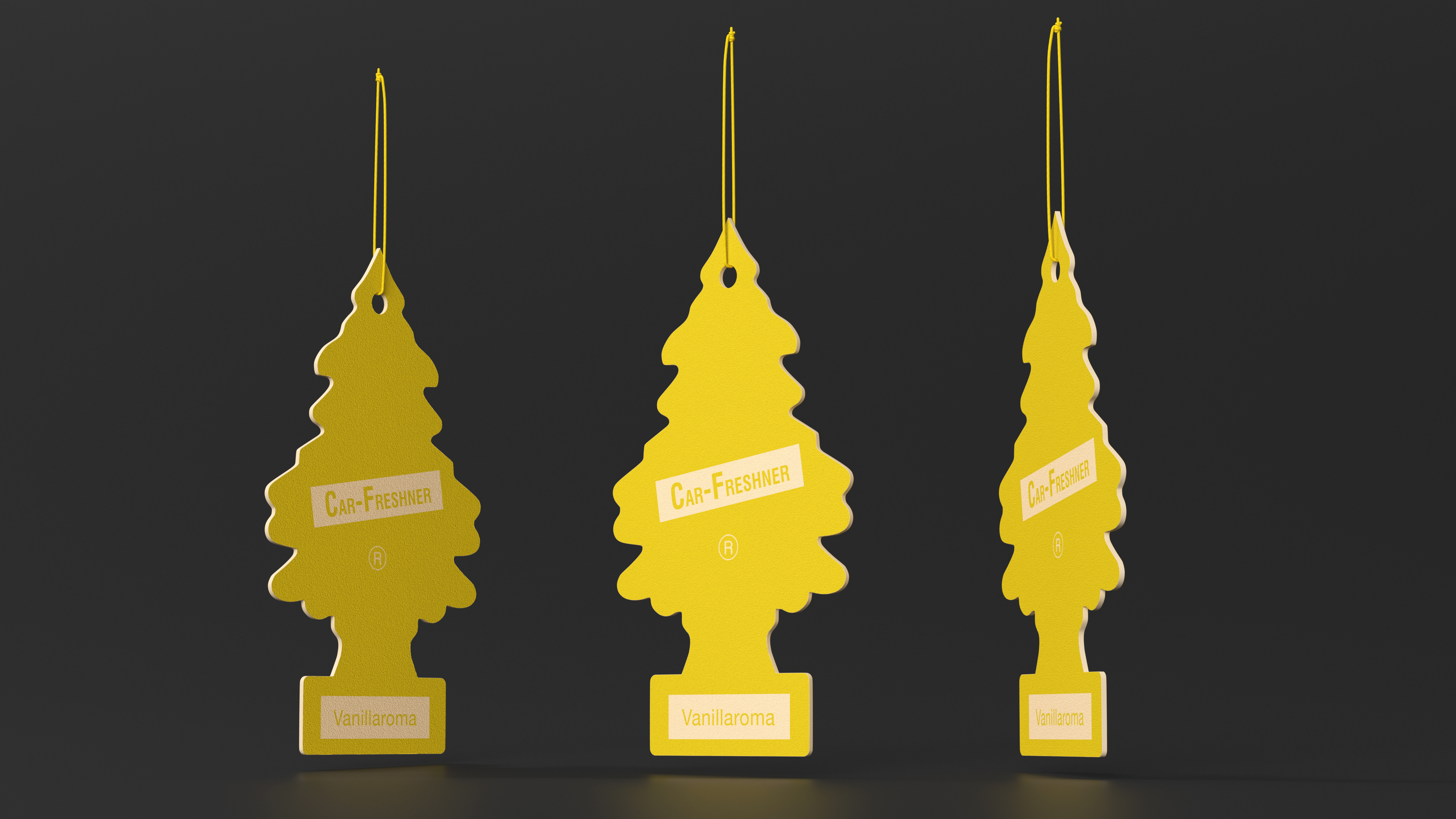 3D Vanillaroma Little Trees Car Freshener model