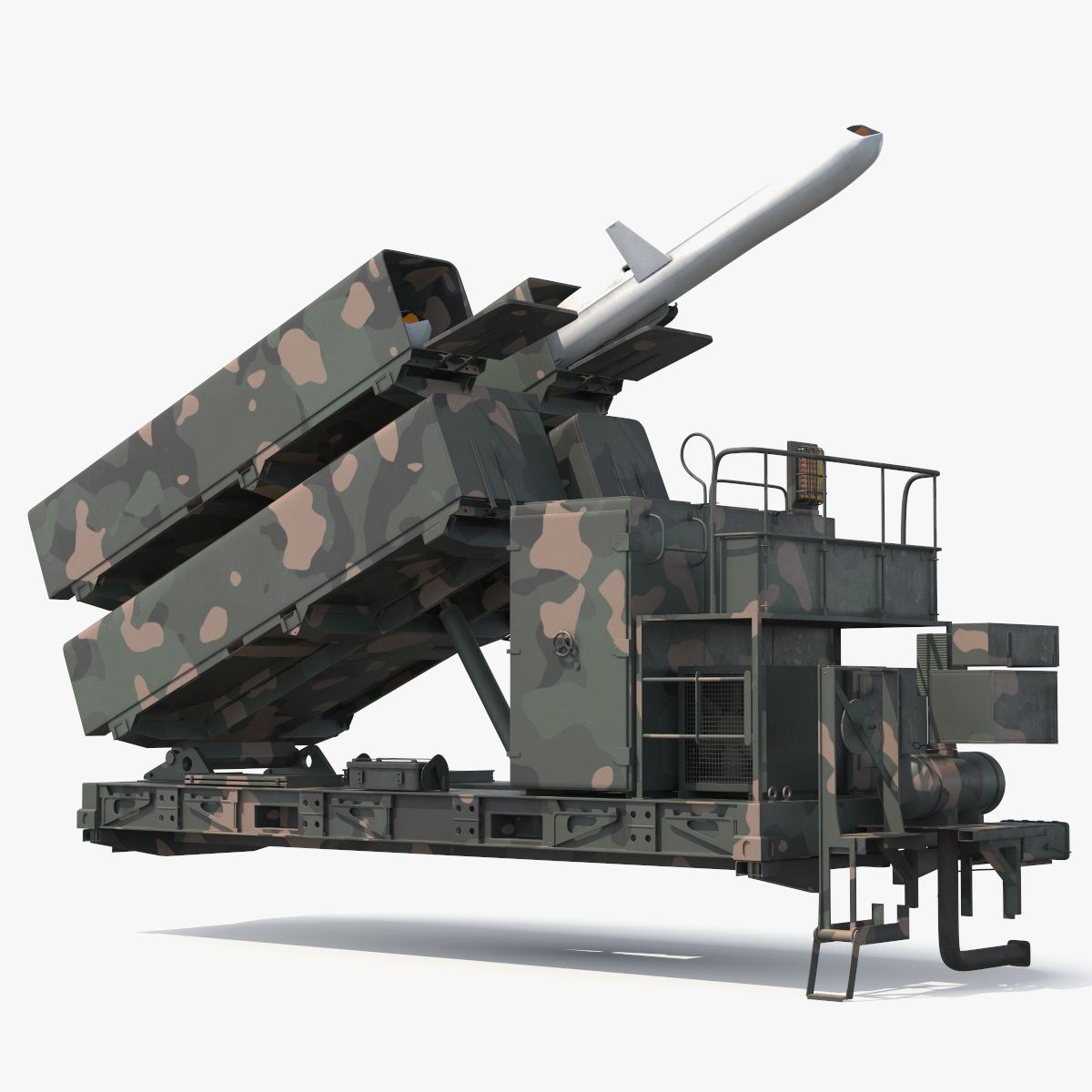 Mobile Anti Ship Missile Rack Camouflage