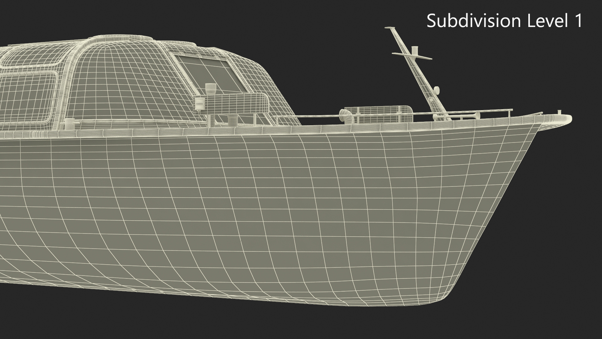 Amsterdam Canal Cruise Blue Boat 3D