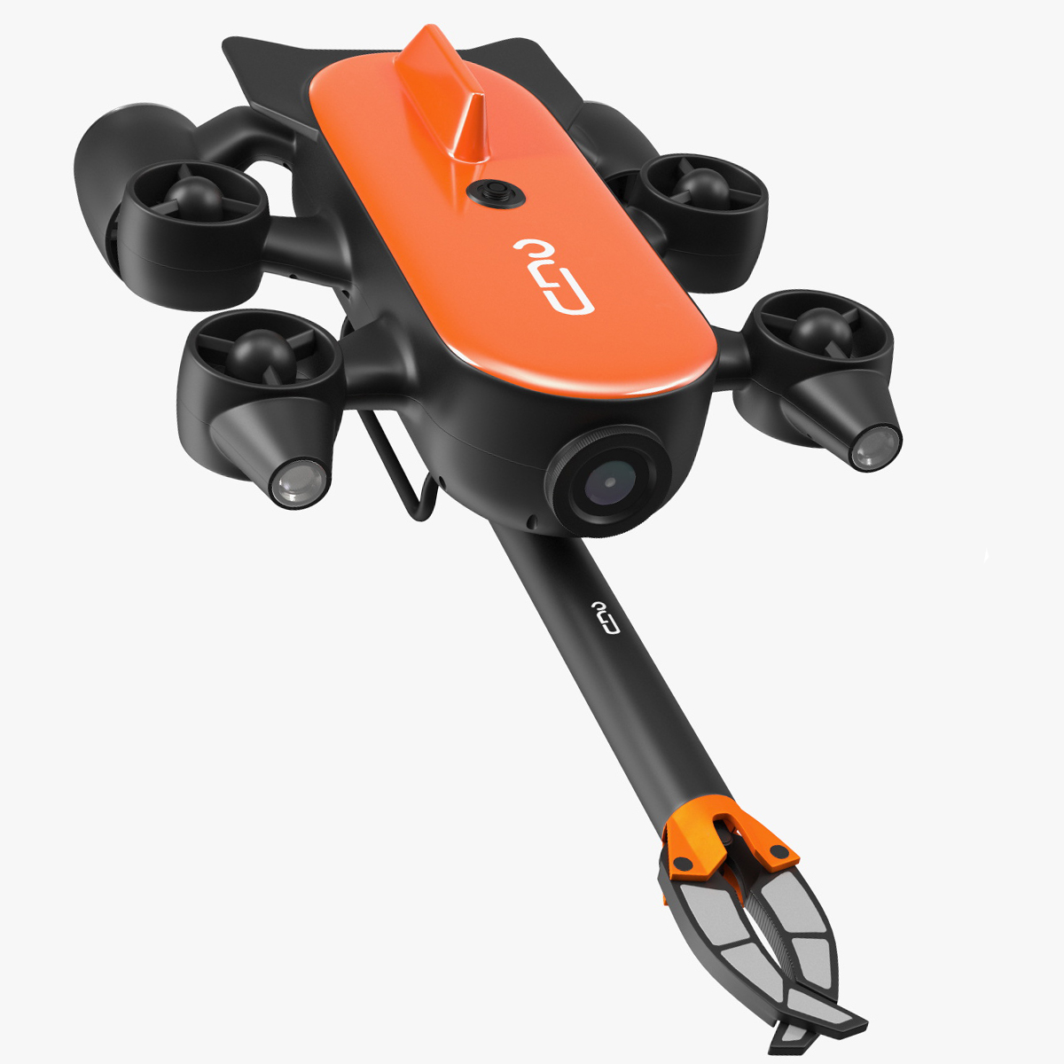 3D Titan Professional Underwater Drone Rigged for Cinema 4D