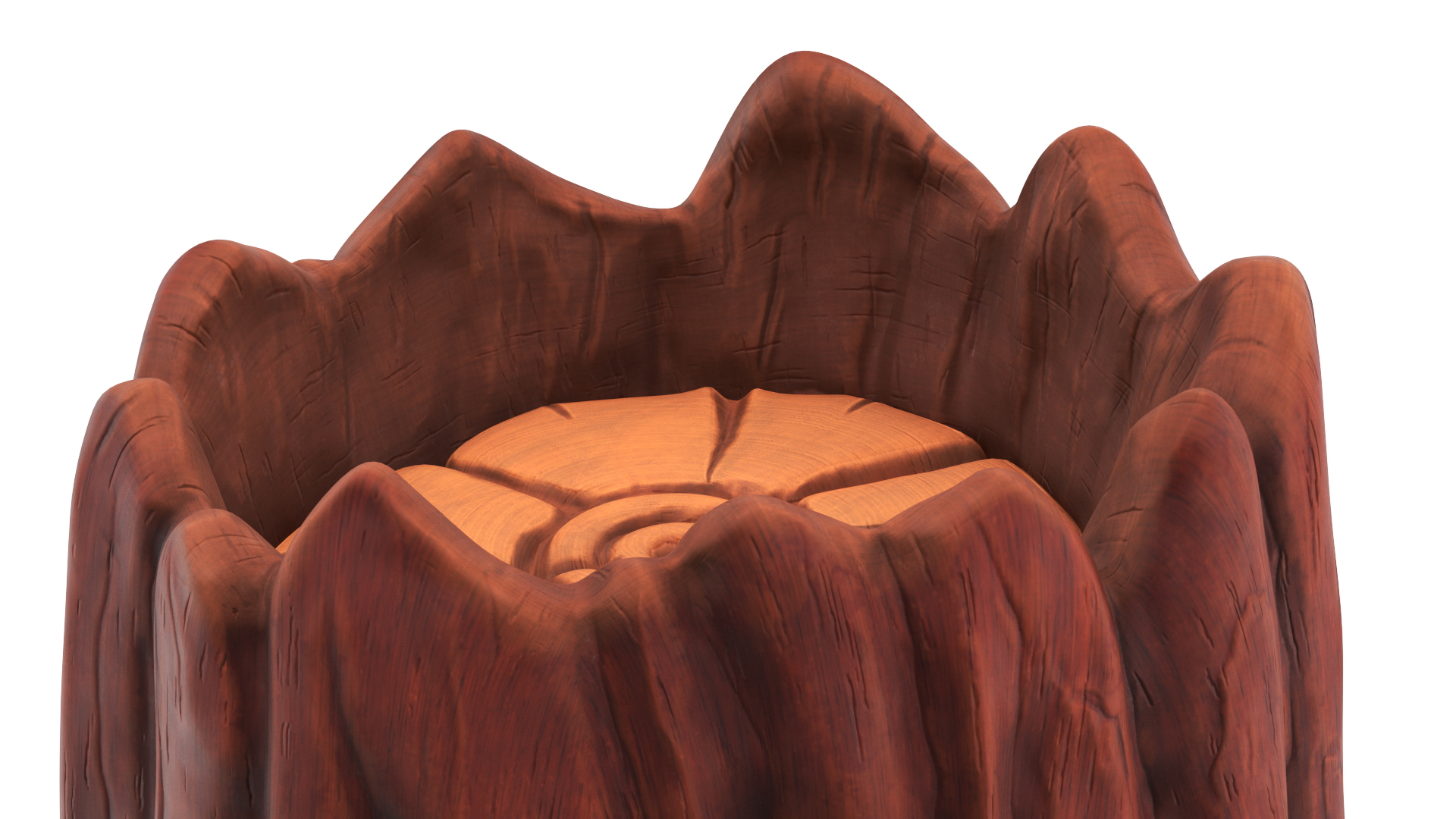 3D model Medium Cartoon Tree Stump