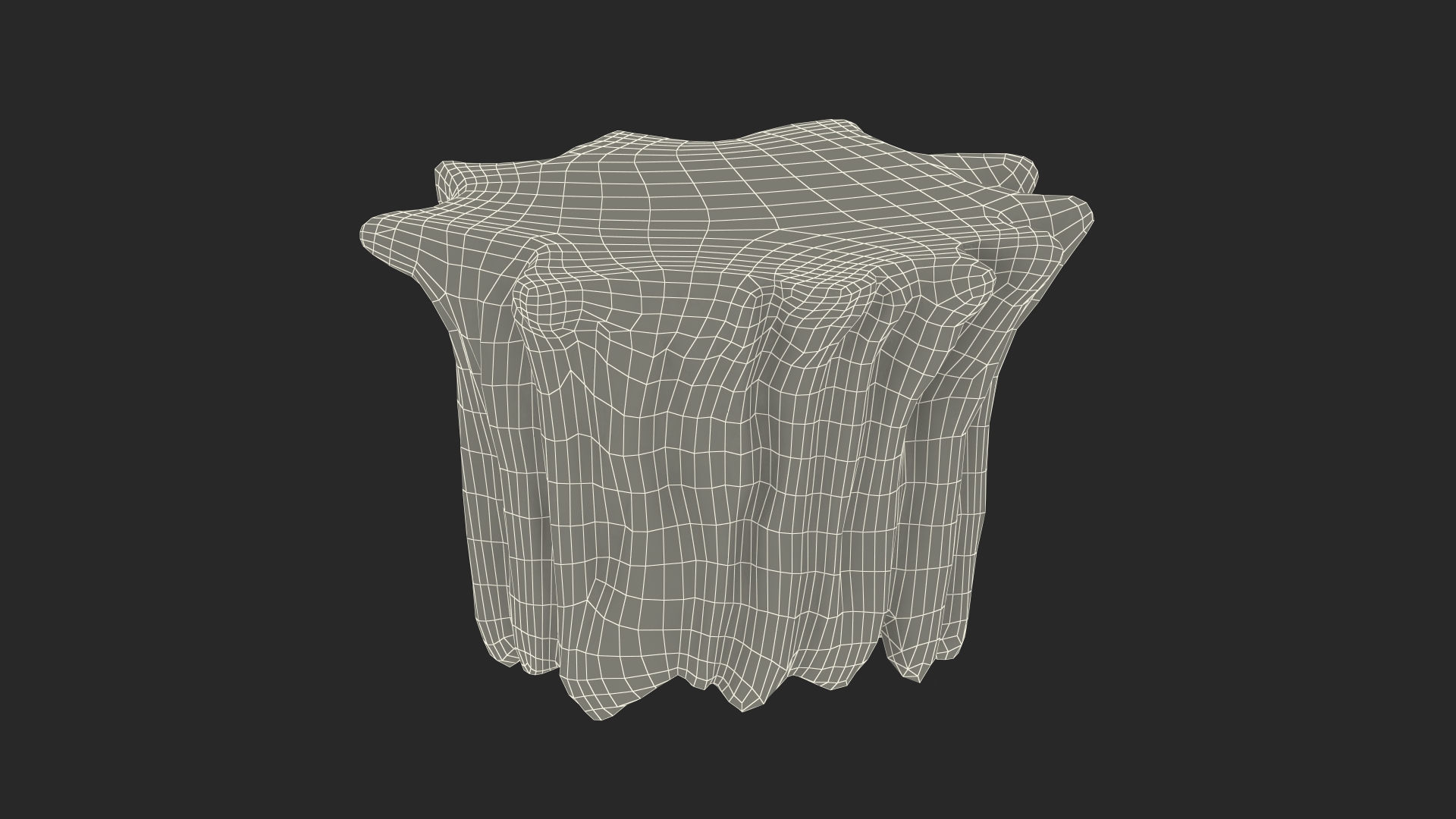 3D model Medium Cartoon Tree Stump