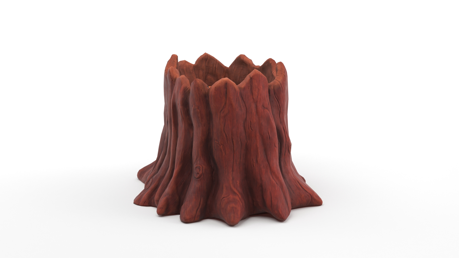 3D model Medium Cartoon Tree Stump