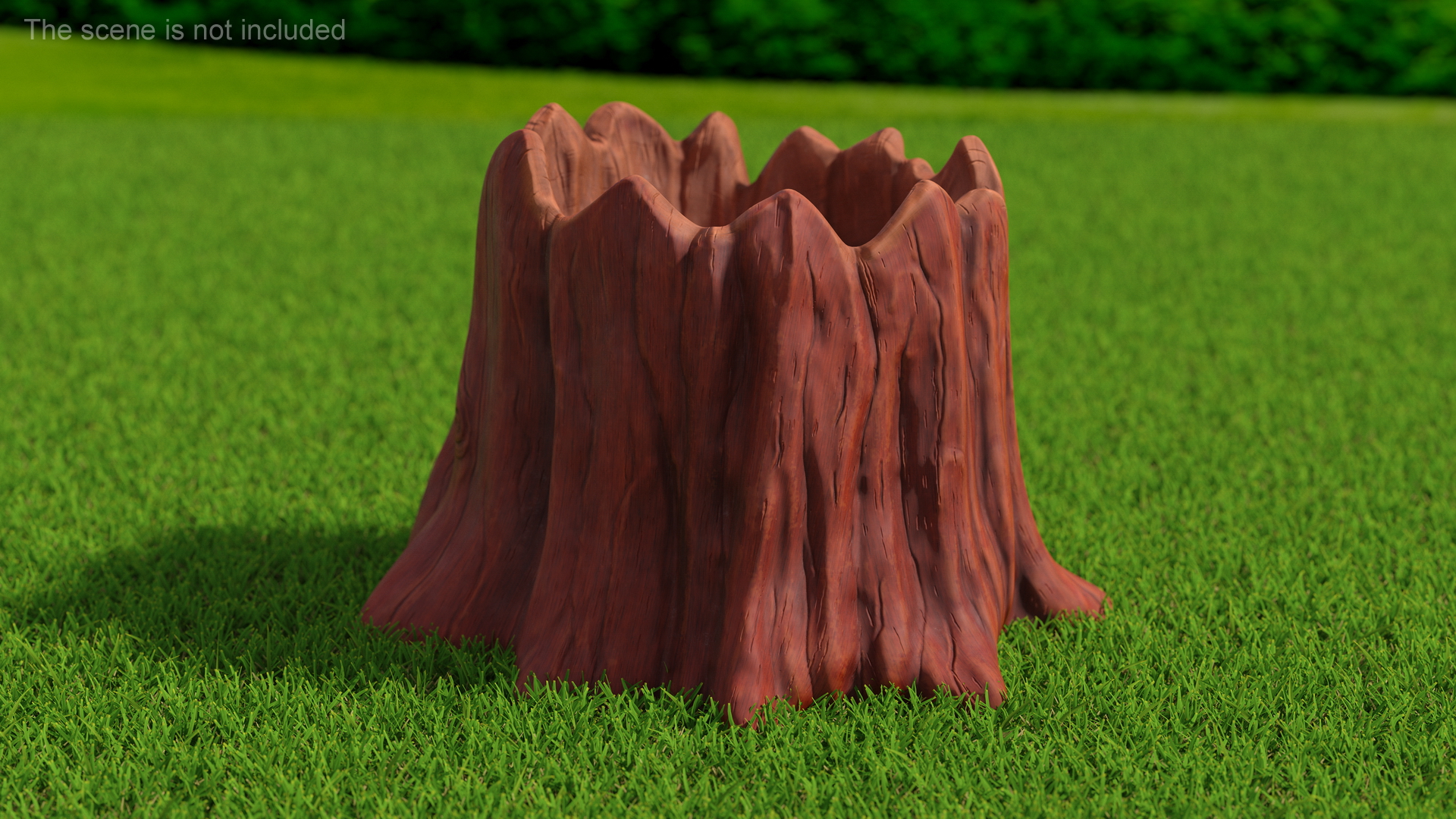 3D model Medium Cartoon Tree Stump