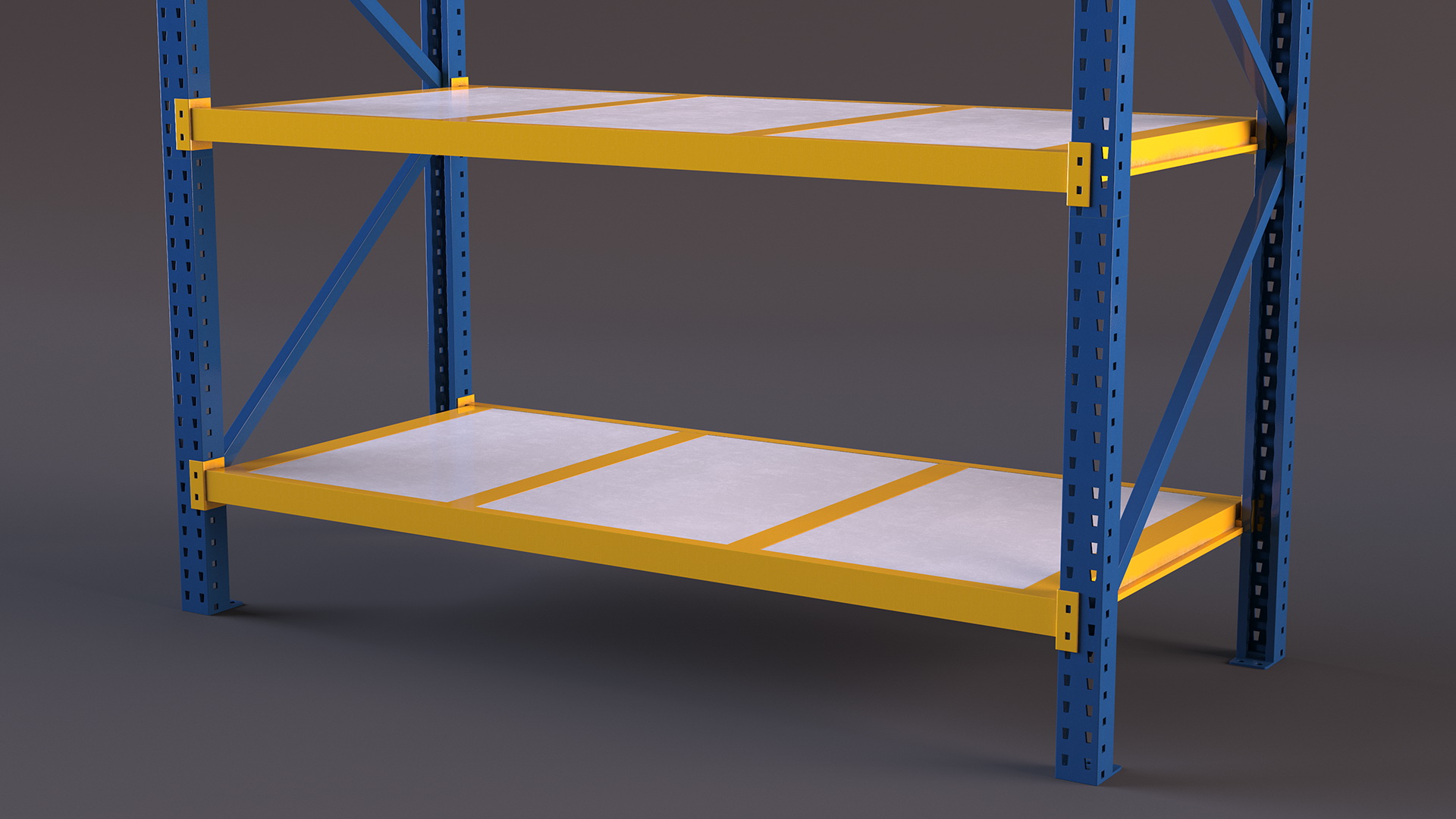 3D model Heavy Duty Warehouse Rack
