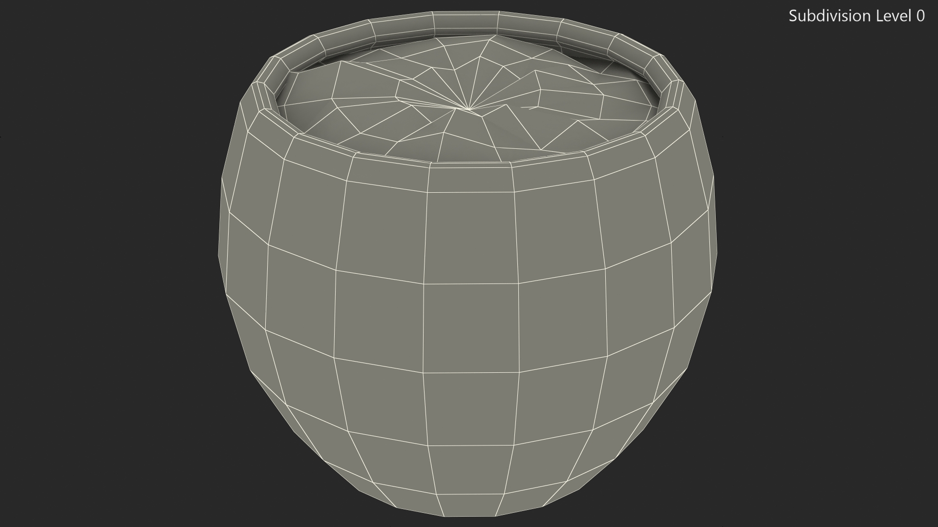 3D Ceramic Plant Pot Black model