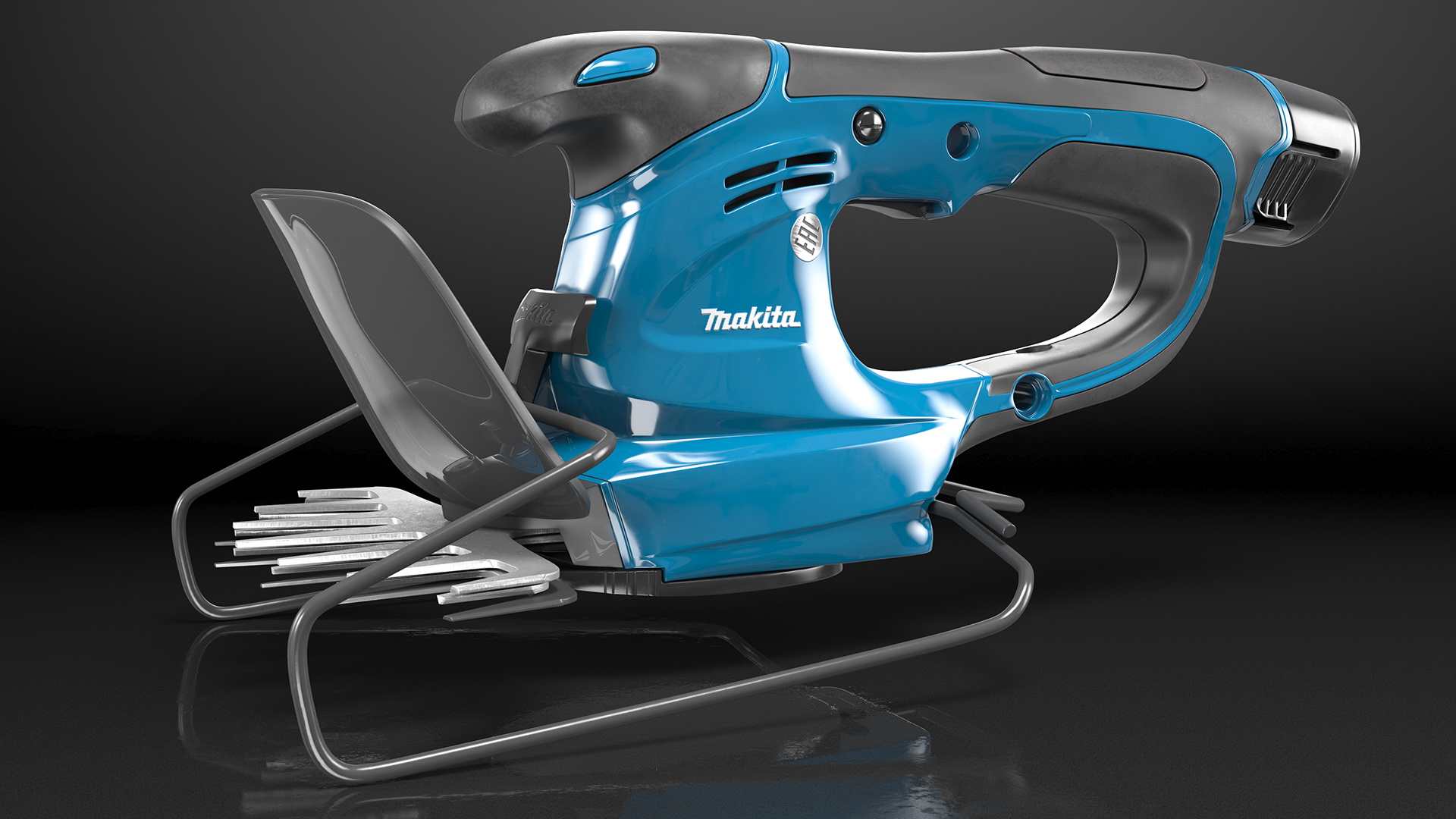 Makita UM164DZ Li Ion Cordless Grass Shear 3D